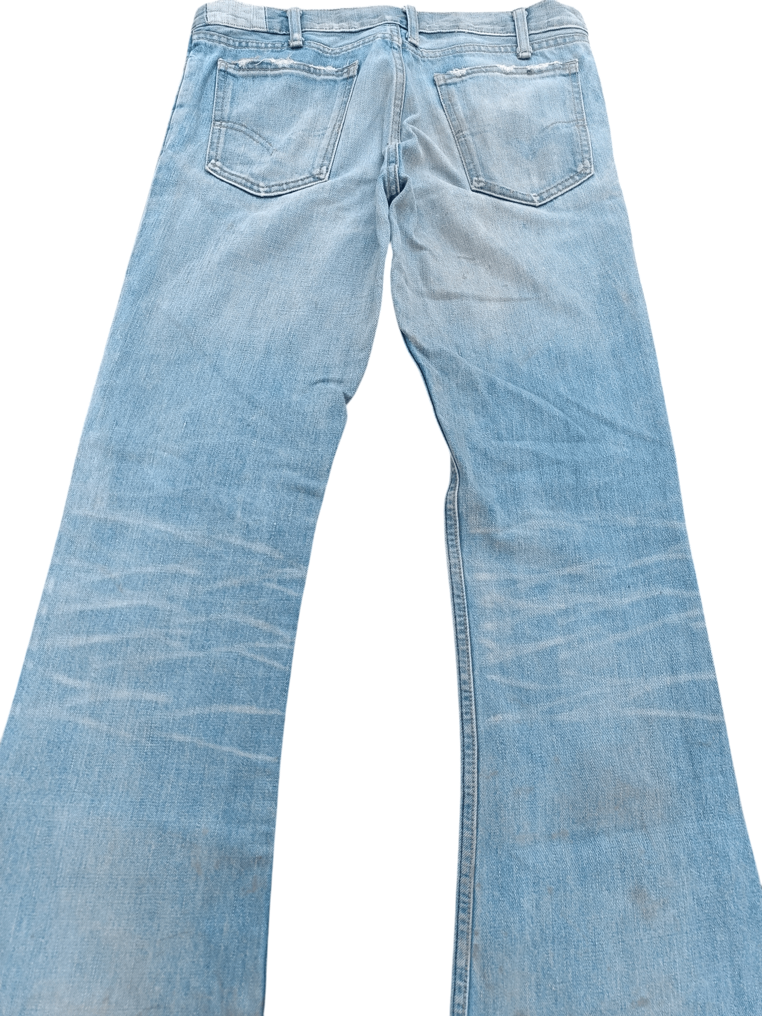Levi's × Vintage VTG Levis Lot 70646 Flared Whiskers Faded Talon Zipper Jeans Size US 32 / EU 48 - 10 Thumbnail