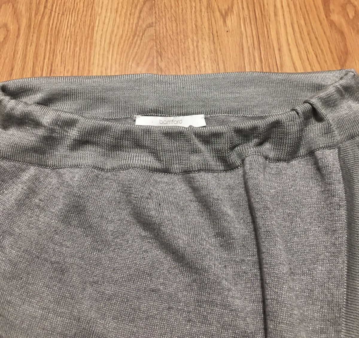 Bamford BAMFORD England Linen Silk Grey Maxi Skirt Size L Size 30" / US 8 / IT 44 - 10 Thumbnail