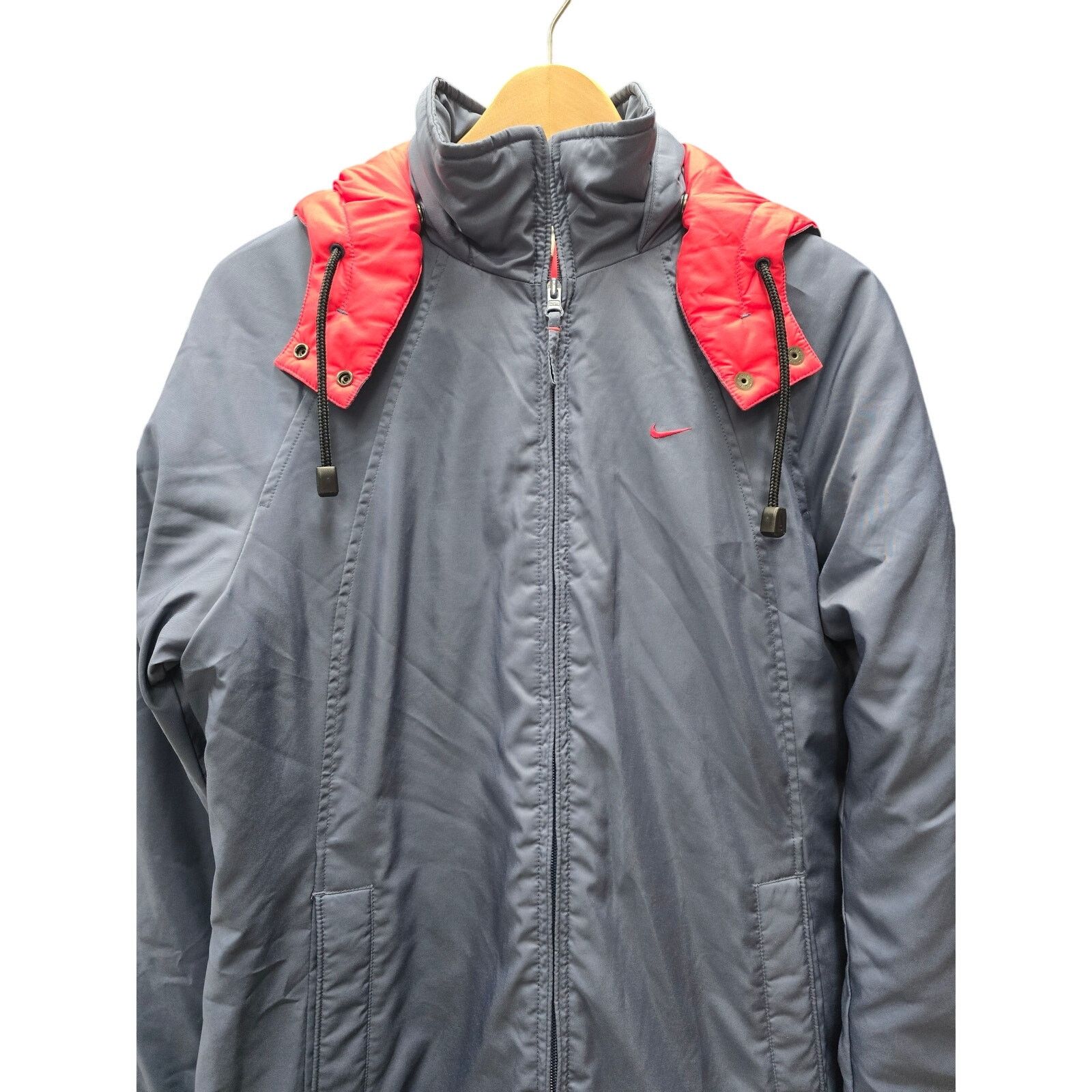 Nike Vintage Nike Women's Blue & Pink Parka Puffer, Size Medium Size M / US 6-8 / IT 42-44 - 2 Thumbnail