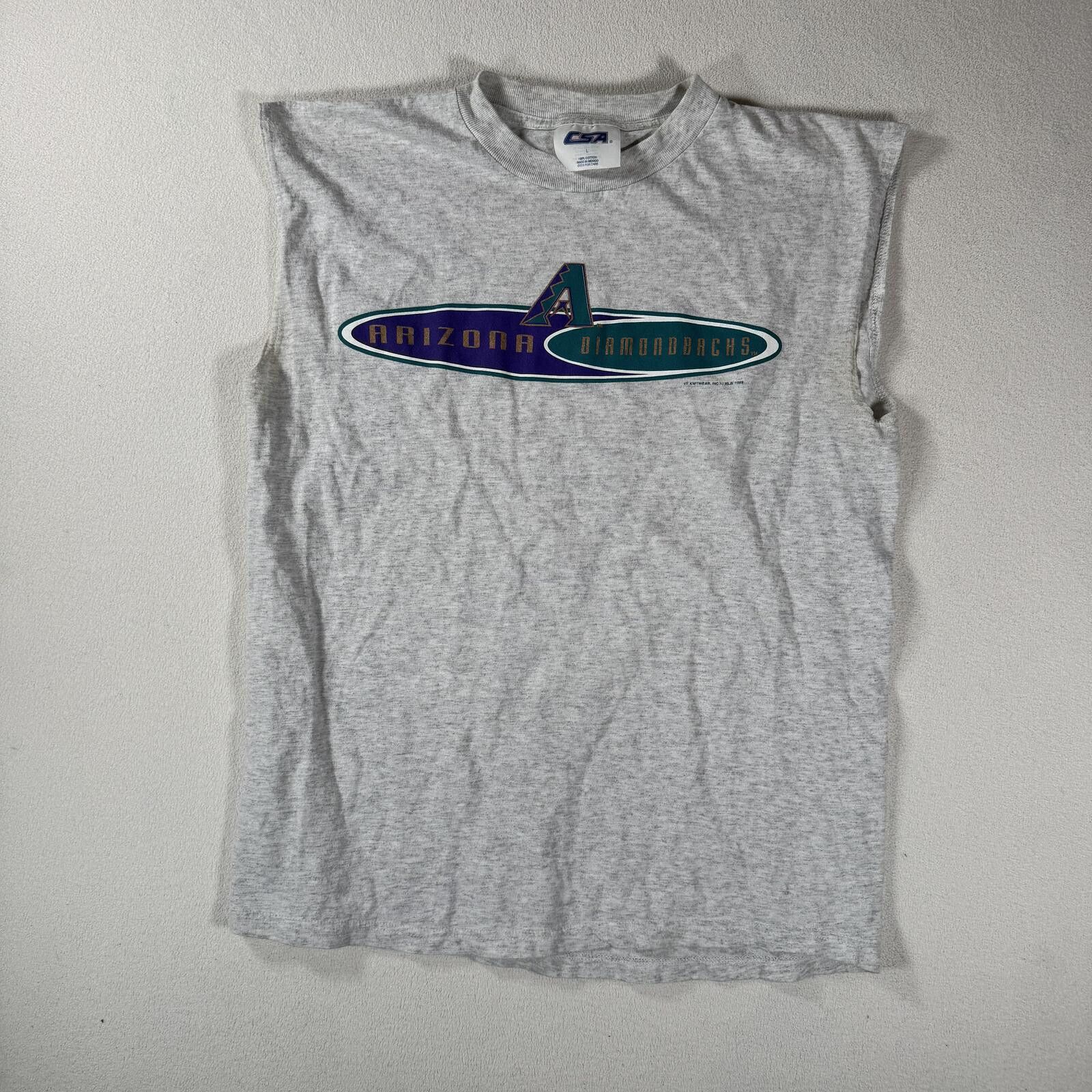 MLB Vintage Arizona Diamond Backs 90s MLB Tanktop Shirt Size US L / EU 52-54 / 3 - 1 Thumbnail