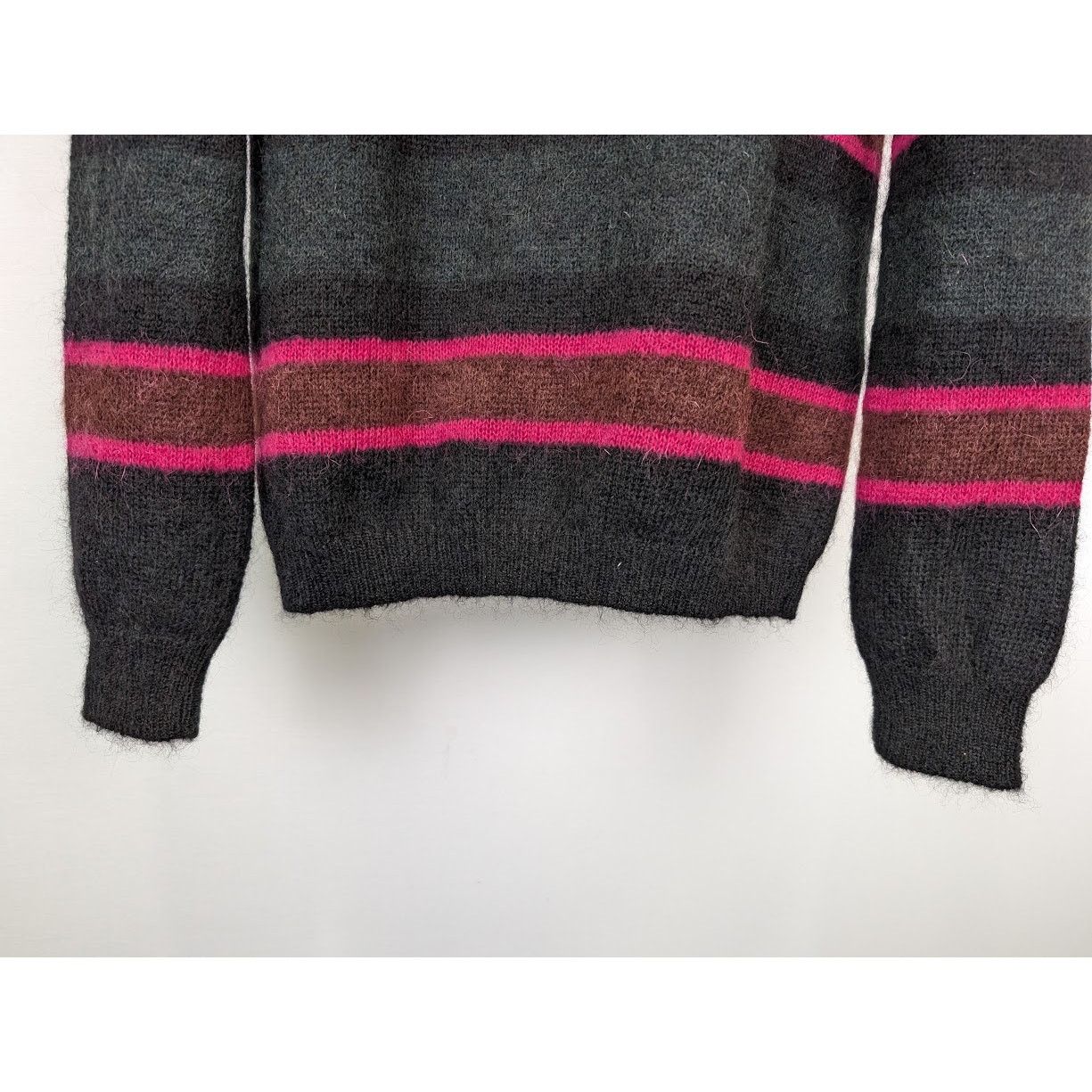 Saint Laurent Paris o1rshd1 Stripe Crewneck Sweaters in Multicolor Size US XL / EU 56 / 4 - 6 Thumbnail