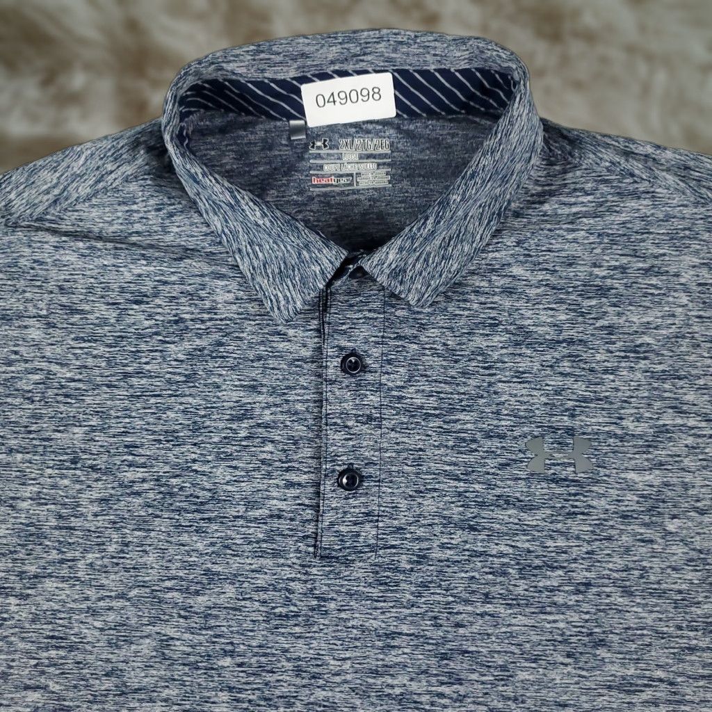 Under Armour Under Armour Polo Shirt Mens 2XL Blue Casual Golf Short Sleeve Polo shirt 2XL Mens Blue Golf Casual Under Armour Size US XXL / EU 58 / 5 - 1 Thumbnail
