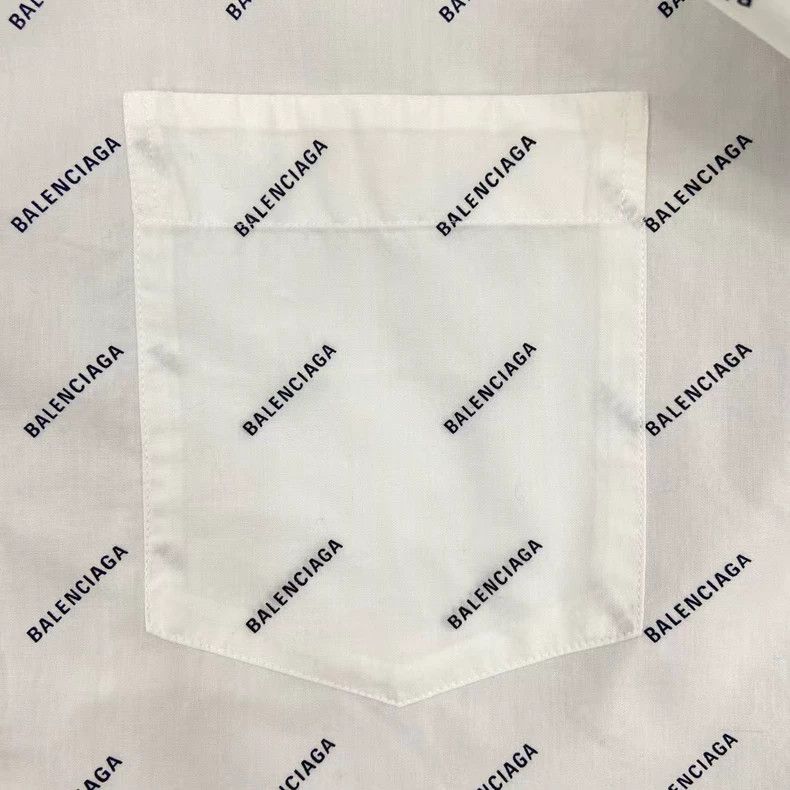 Balenciaga Balenciaga Bullet Screen Alphabet Short Sleeve Shirt 2501-N Size US XXS / EU 40 - 3 Thumbnail