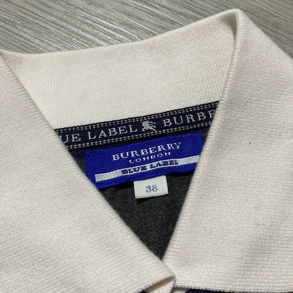 Burberry Vintage Burberry Blue Label Women Polo Tee Stripe Luxuruy Size XS / US 0-2 / IT 36-38 - 13 Thumbnail