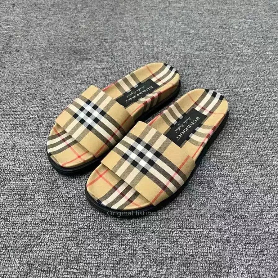 Burberry Burberry Brown Classic Check Slippers. Size US 8.5 / IT 38.5 - 1 Thumbnail