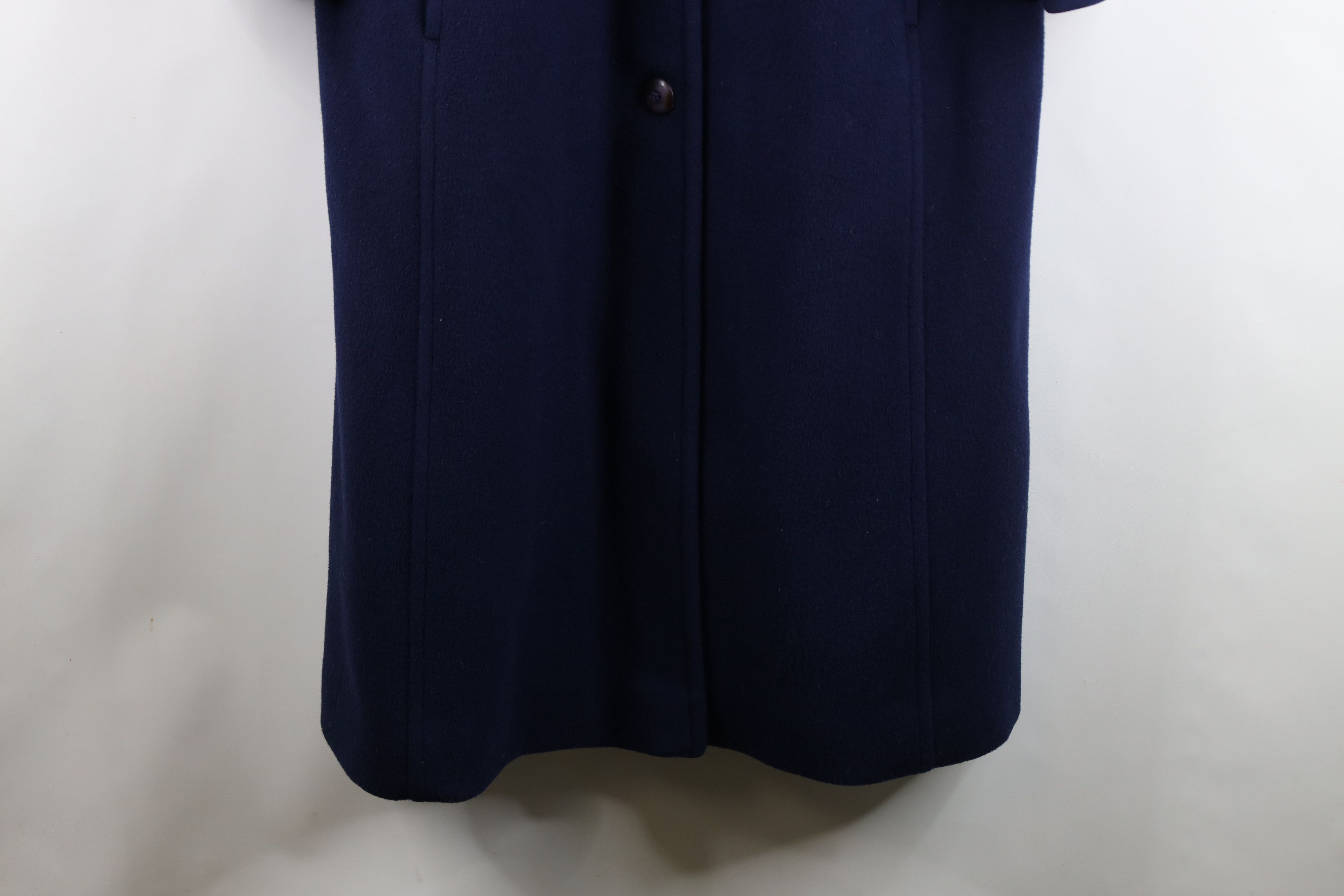 Pendleton Vintage 90s Pendleton Heavy Wool Trench Coat Jacket Blue USA Size XL / US 12-14 / IT 48-50 - 4 Thumbnail