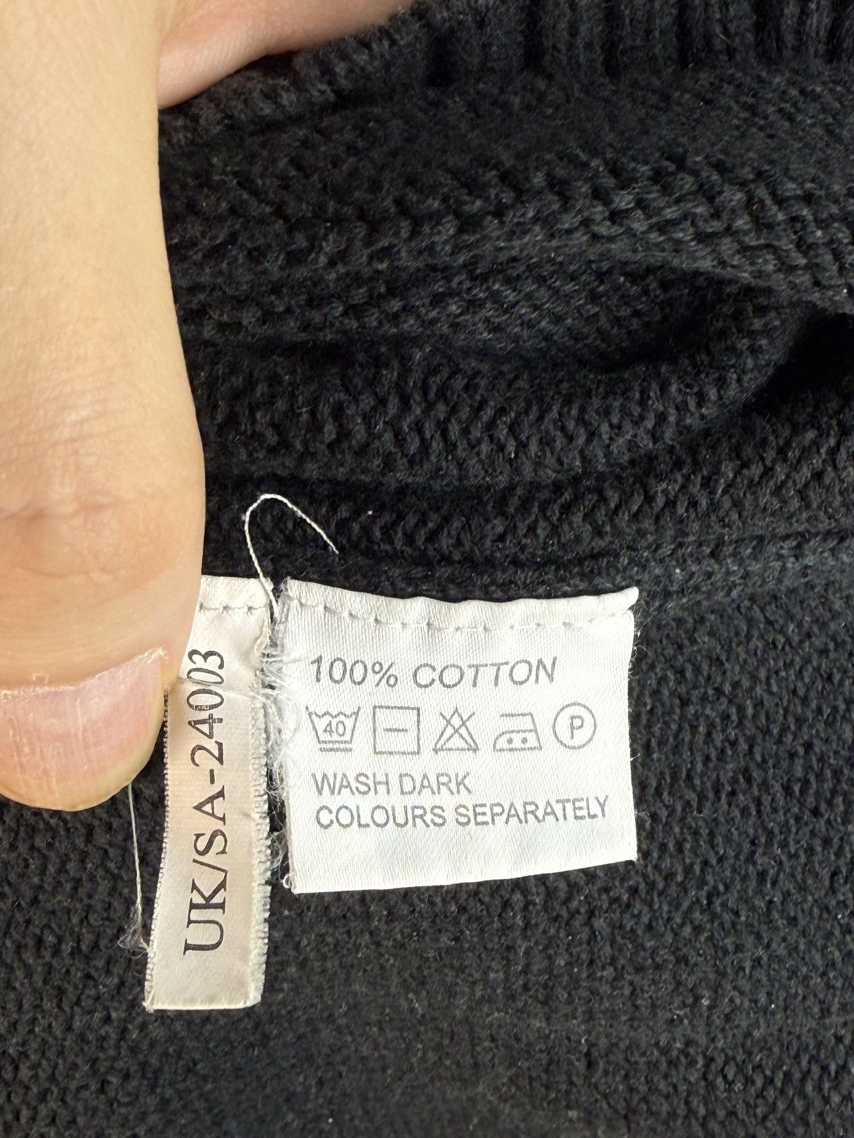 Yves Saint Laurent Black YSL Sweater Knit Vintage Yves Saint Laurent Sweatshirt Size US L / EU 52-54 / 3 - 5 Thumbnail