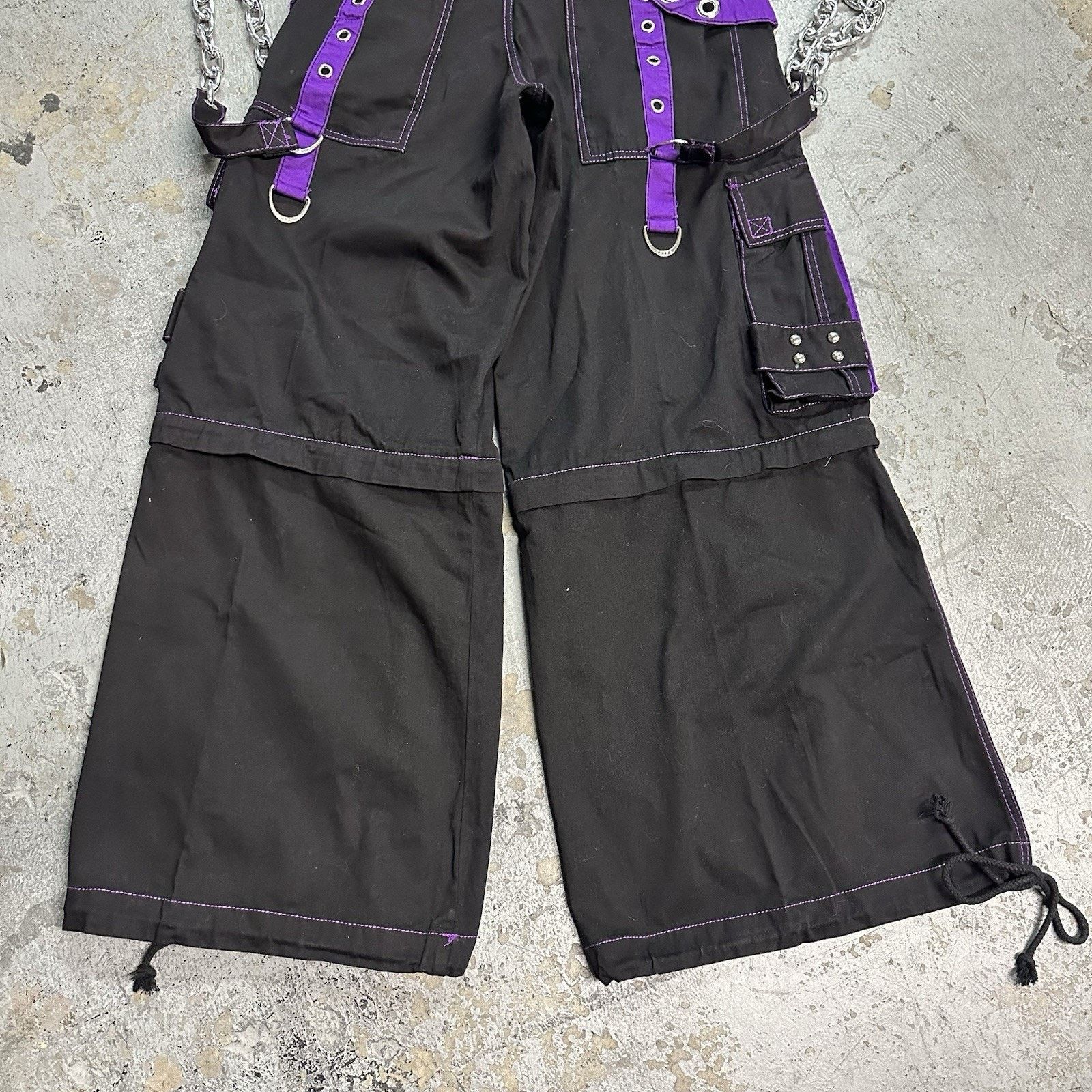 Tripp NYC × Vintage Vintage Tripp NYC Daang Goodman Bondage Rave Goth Pants Sz M Size US 28 / EU 44 - 6 Thumbnail