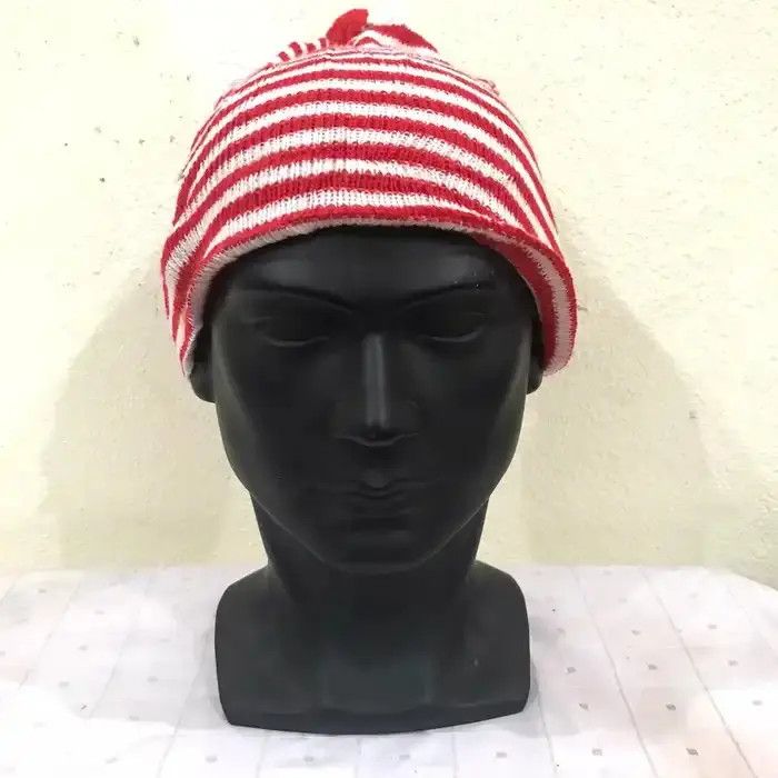 Japanese Brand Japanese Brand Stripe Design Beanie Hat Size ONE SIZE - 3 Thumbnail