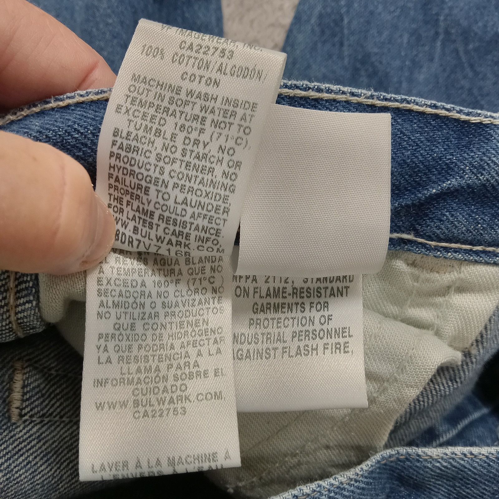Bulwark Bulwark FR Jeans 38 X 34 Mens Reflective Shuttle Tape Denim Size US 38 / EU 54 - 6 Thumbnail