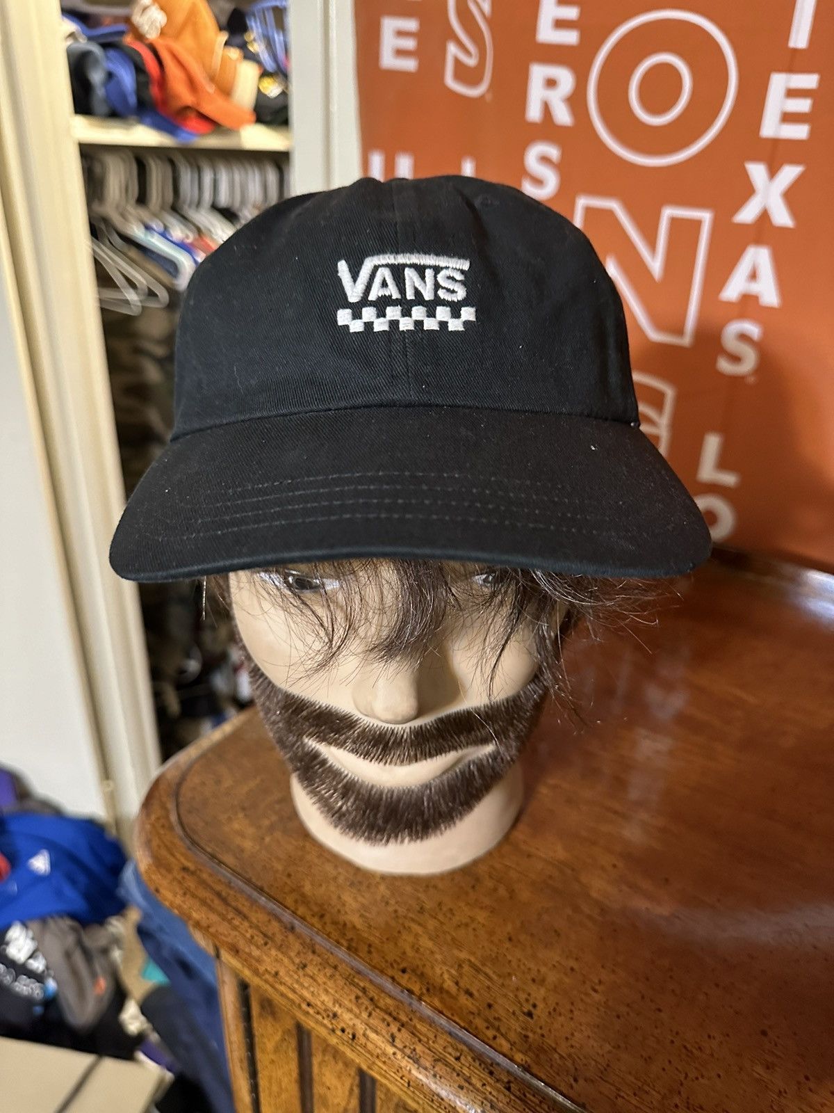 Vans × Vintage Vintage Vans skateboarding “triple blackk” hat 00s Size ONE SIZE - 2 Thumbnail