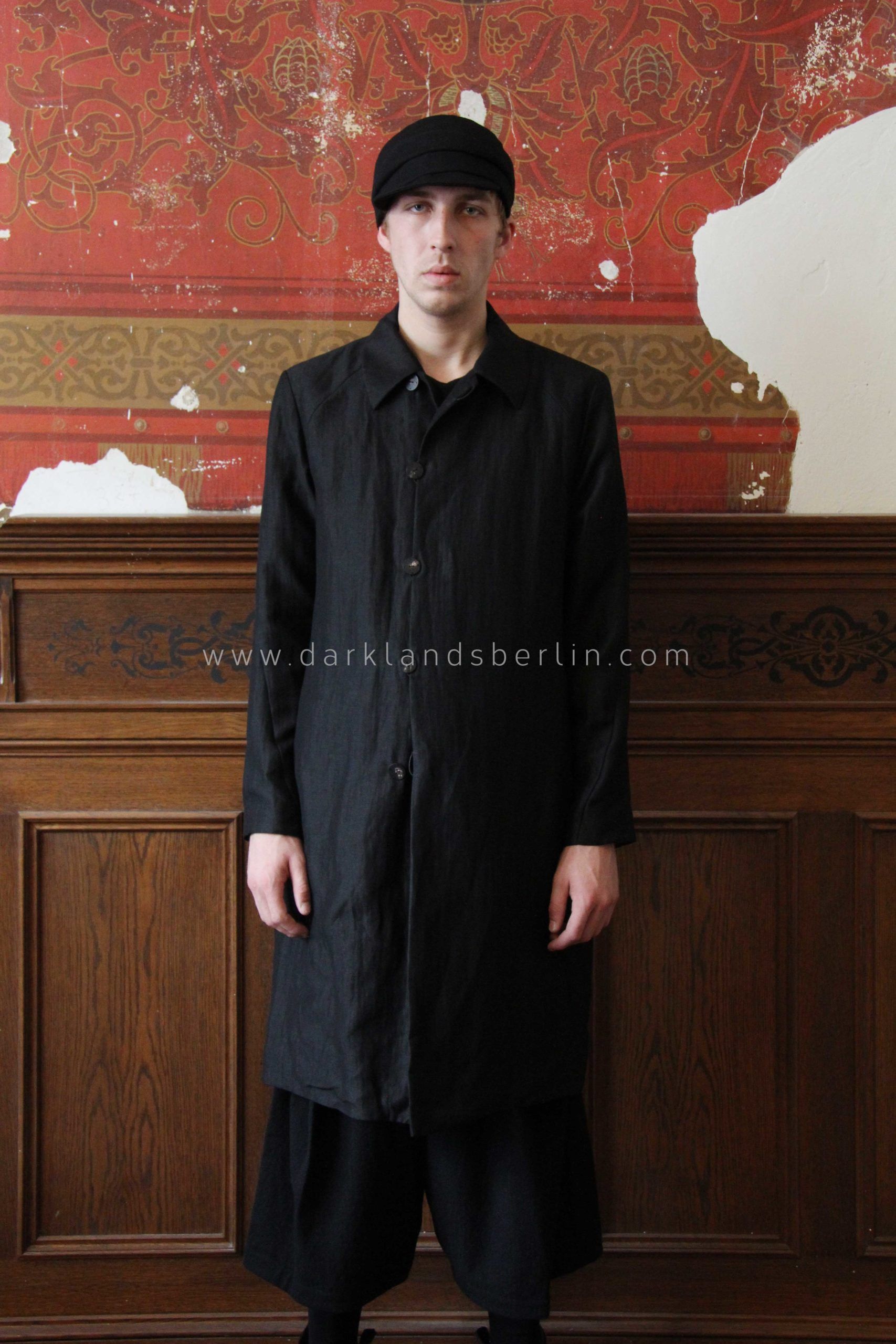 Devoa Virgin Wool/Canapa (Hemp) Soft Gabardine Coat Size US M / EU 48-50 / 2 - 1 Thumbnail