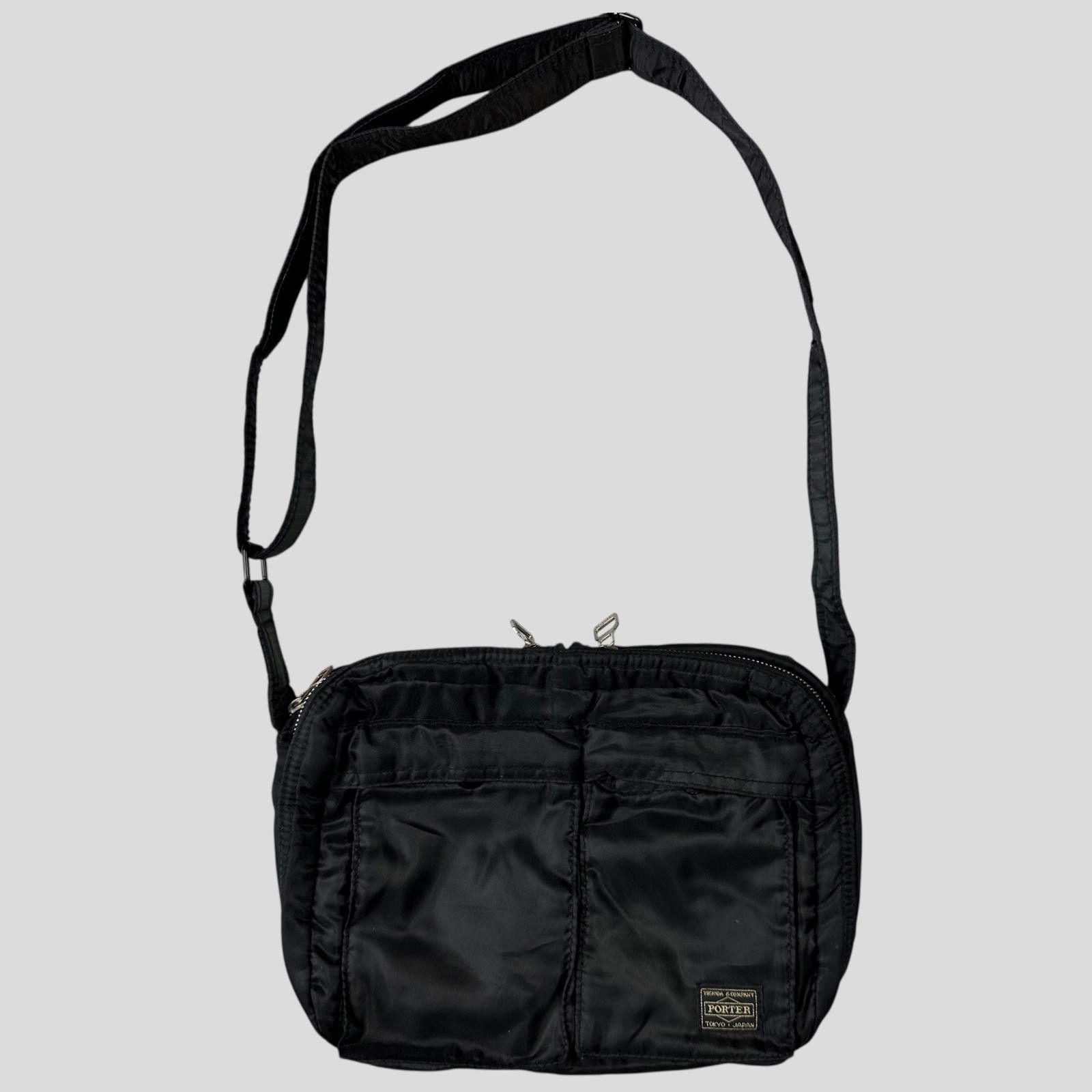 Porter Porter 00’s Black Nylon Tanker Multipocket Crossbody Bag Size ONE SIZE - 3 Thumbnail