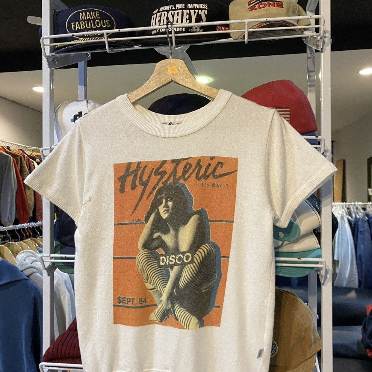 Hysteric Glamour × Japanese Brand HYSTERIC HLAMOUR DISCO Short Sleeve Sweashirt Newspaper Size US S / EU 44-46 / 1 - 3 Thumbnail