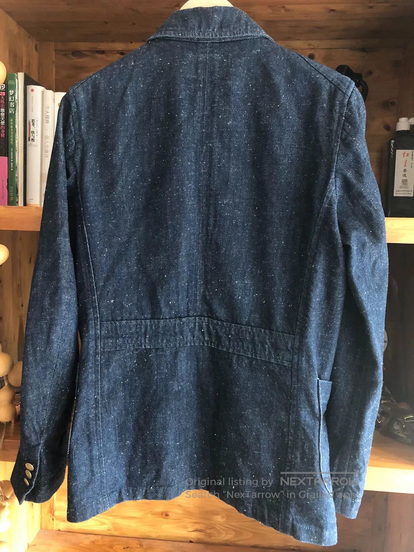 Visvim vintage denim blazer with gold buttons. Size US M / EU 48-50 / 2 - 7 Thumbnail
