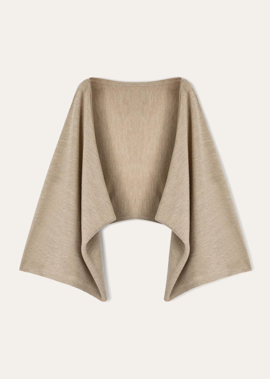 Loro Piana o1srvl11e1124 Cocooning Soft Regular-Fit Knit Shrug in Beige Size S / US 4 / IT 40 - 1 Thumbnail