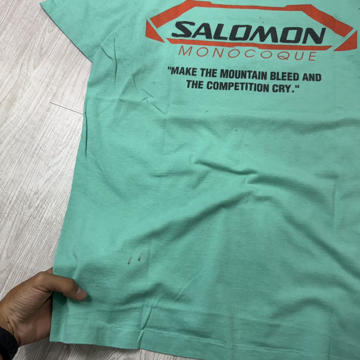 Salomon Vintage SALOMON monoque tag anvil 90's Size US M / EU 48-50 / 2 - 4 Thumbnail