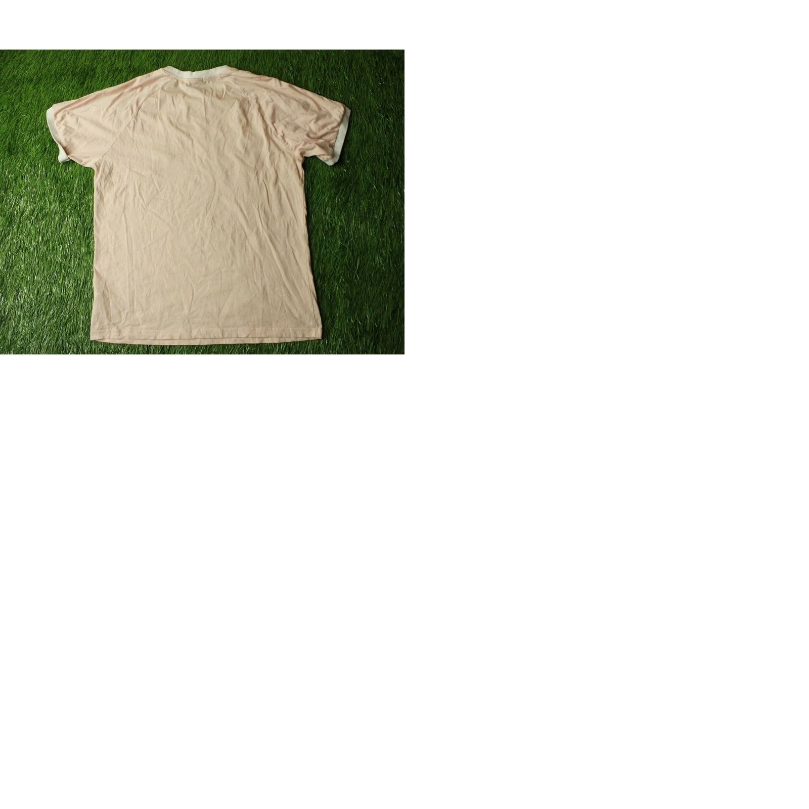 Adidas ADIDAS ORIGINAL T-SHIRT Mens CLASSIC Peach and White SIZE XXL CASUAL SHIRT JERSEY Size US XXL / EU 58 / 5 - 9 Thumbnail