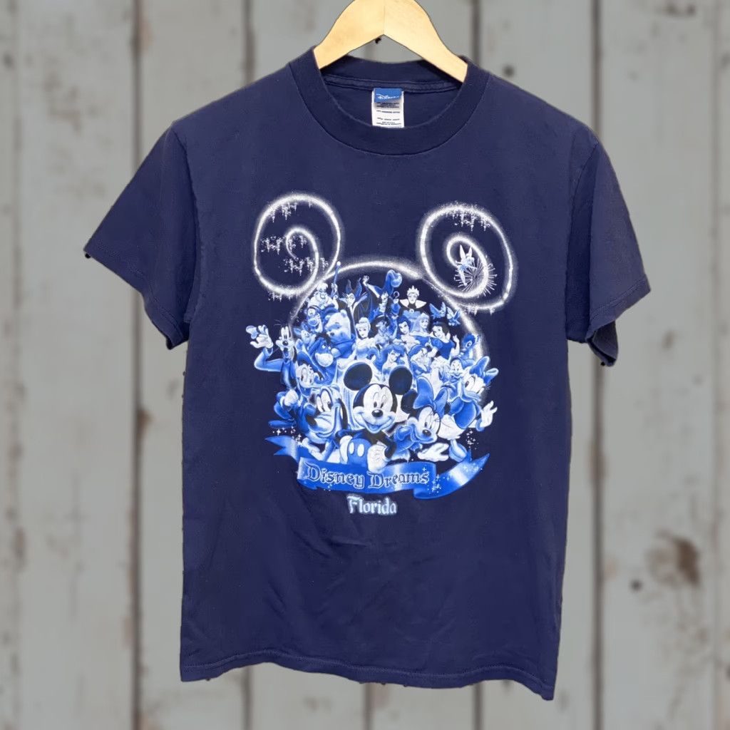 Disney Disney Dreams Adult Mens T-Shirt Short Sleeve Blue Mickey Florida S Shirt Mens Small Disney Graphic Tee Size US S / EU 44-46 / 1 - 1 Thumbnail