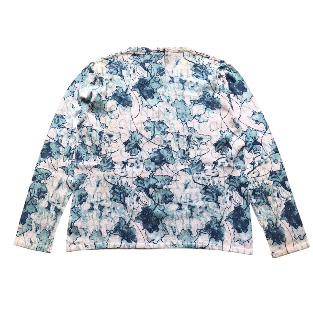 Nina Ricci × Vintage Vintage Nina Ricci Full Print Cardigans Button Ups Size S / US 4 / IT 40 - 2 Thumbnail