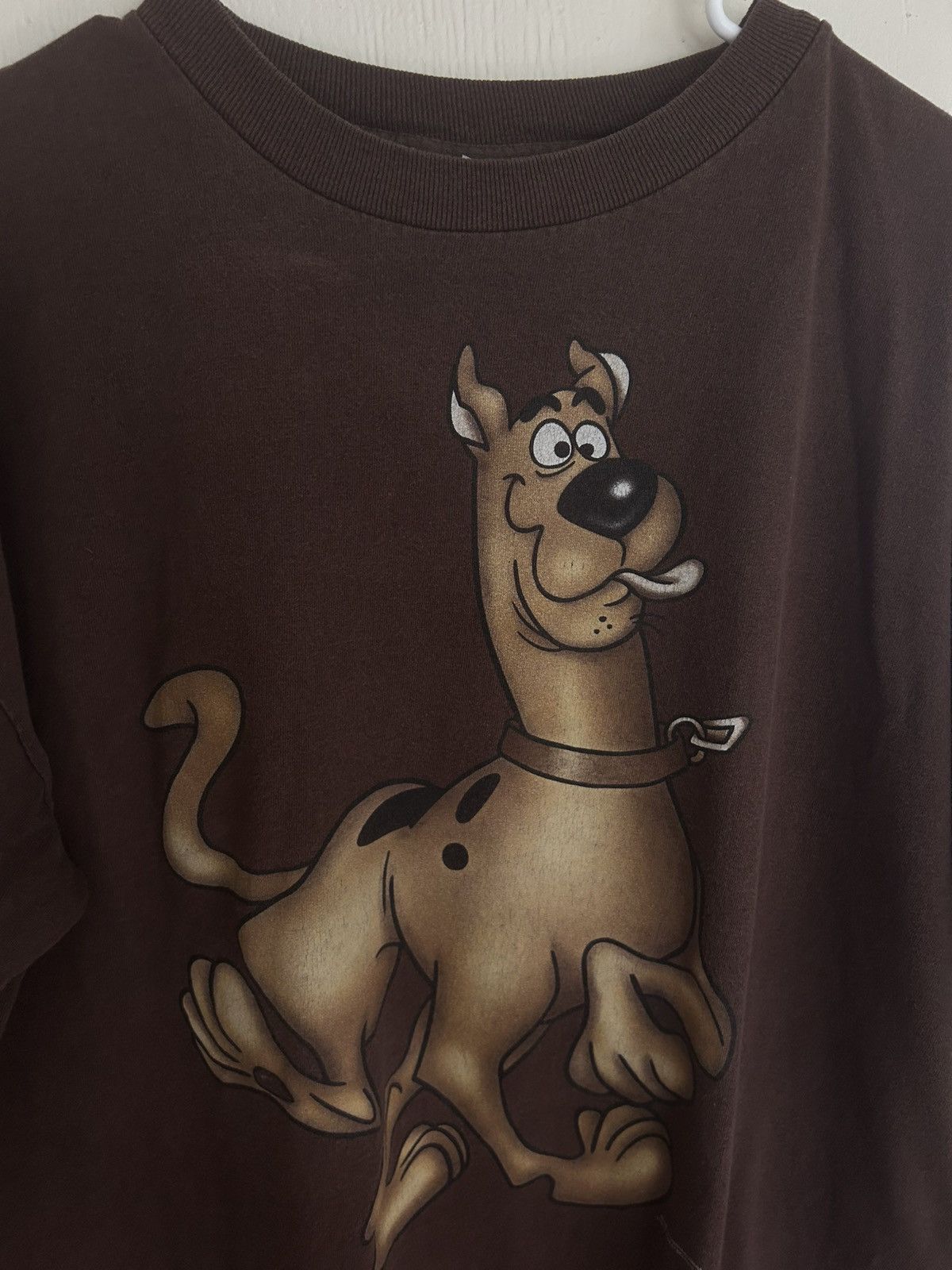 Vintage 1997 Hanna Barbera Scooby Doo Brown Stanley Desantis T-shirt Size US XL / EU 56 / 4 - 4 Thumbnail
