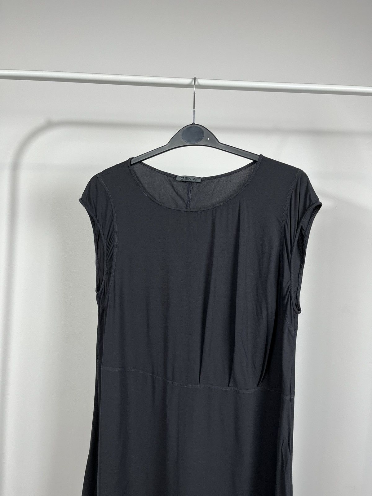 OSKA Oska Grey Sleeveless Mini Dress – Women’s Size 2 (M/L) Size M / US 6-8 / IT 42-44 - 2 Thumbnail