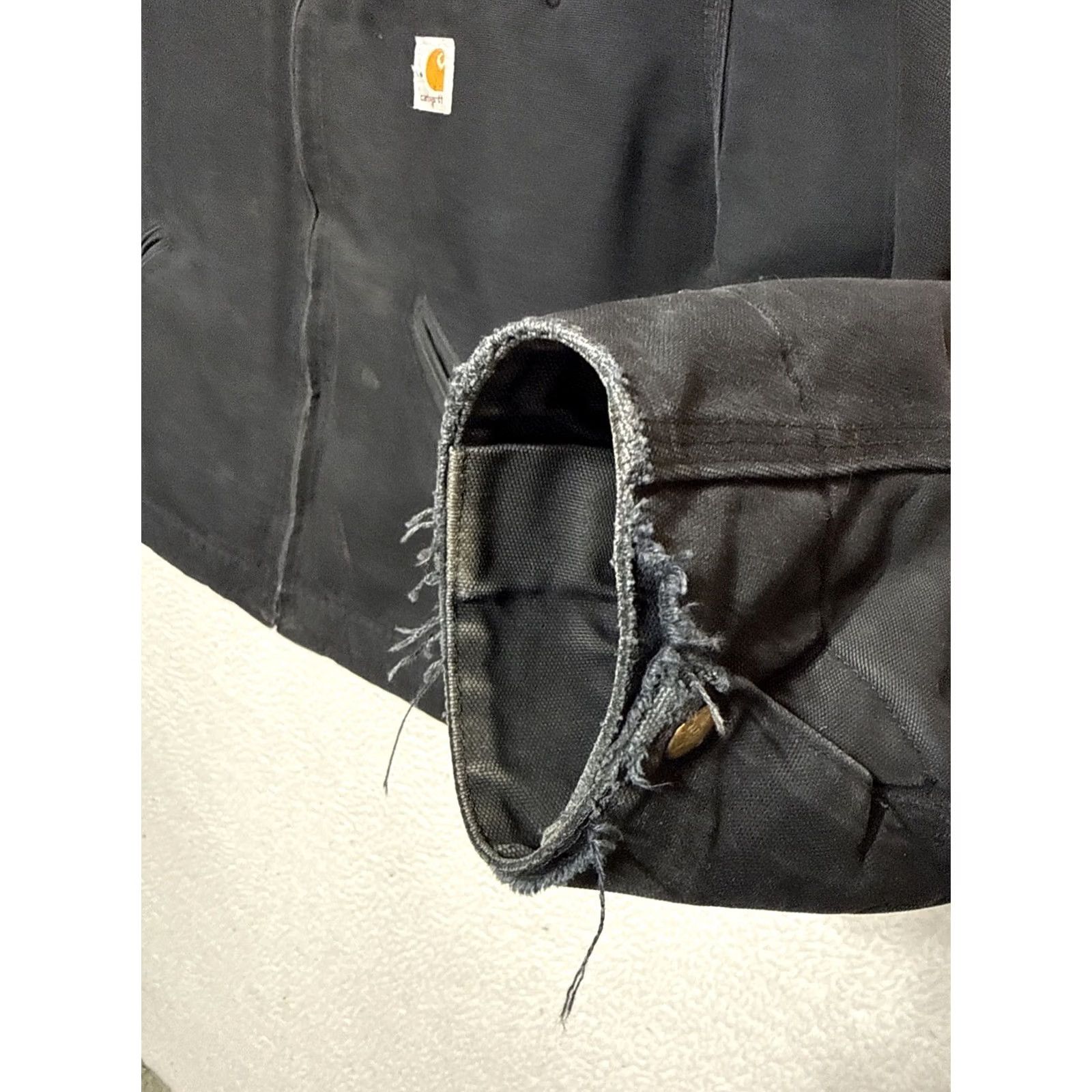 Carhartt VINTAGE Carhartt J01 USA Black Jacket Regular Bomber Lined 52 Men Size US L / EU 52-54 / 3 - 5 Thumbnail