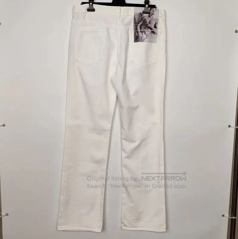 Valentino Valentino White Cotton Casual Pants for Men . Size US 32 / EU 48 - 2 Thumbnail