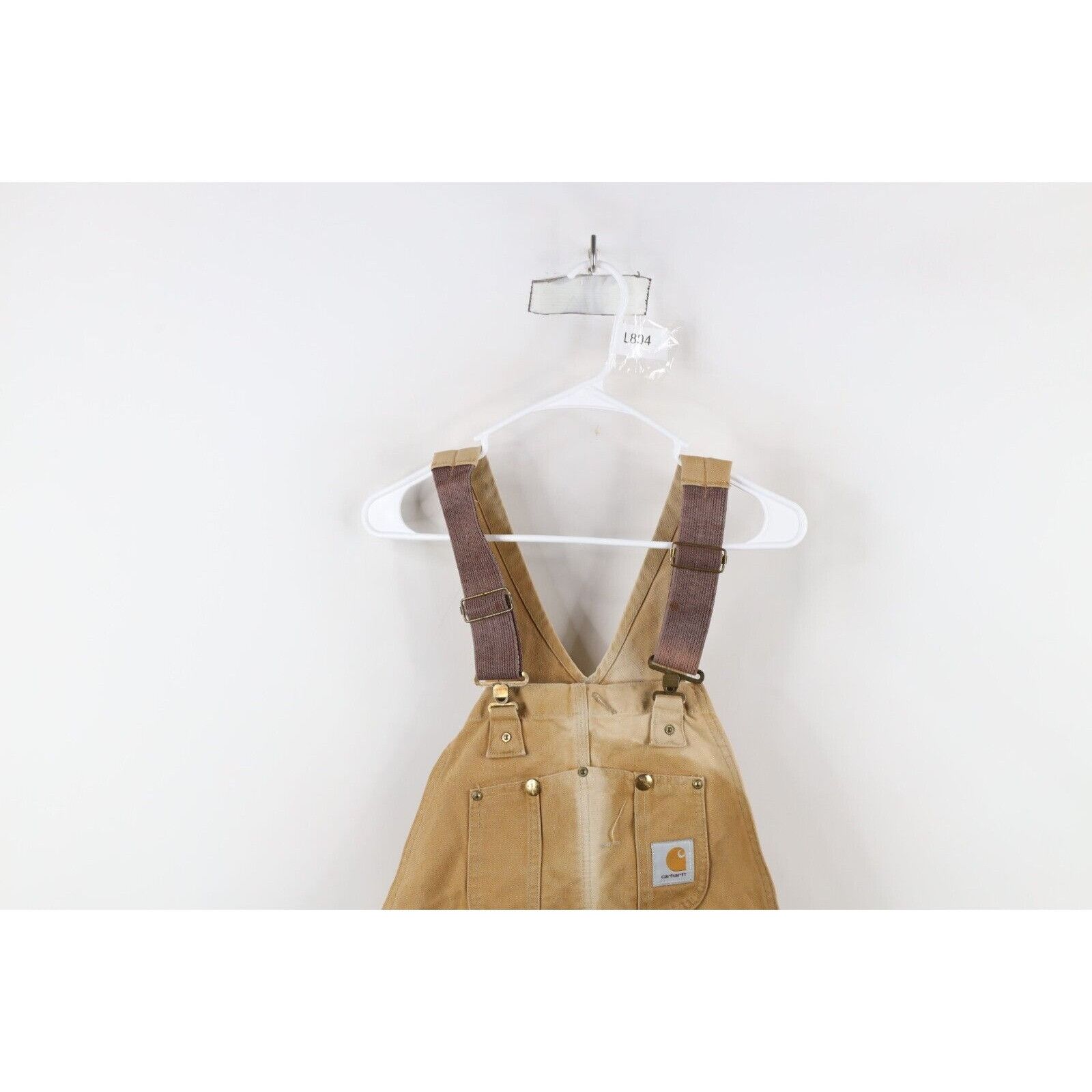 Carhartt × Vintage Vintage 90s Carhartt Distressed Double Knee Canvas Overalls Size US 34 / EU 50 - 2 Thumbnail
