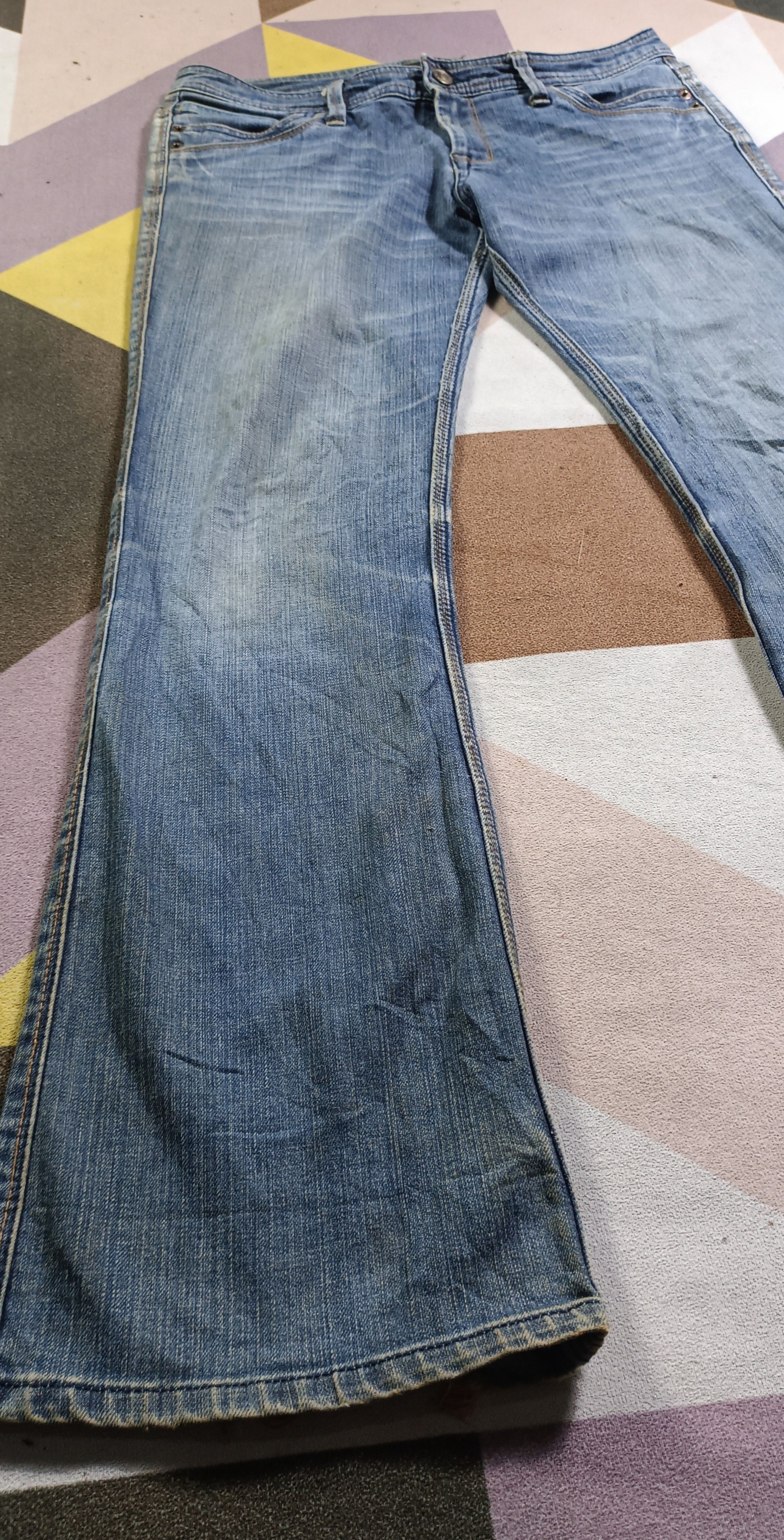 If Six Was Nine Flare Jeans Oririn Japan Distresssed Boocut Size US 32 / EU 48 - 5 Thumbnail