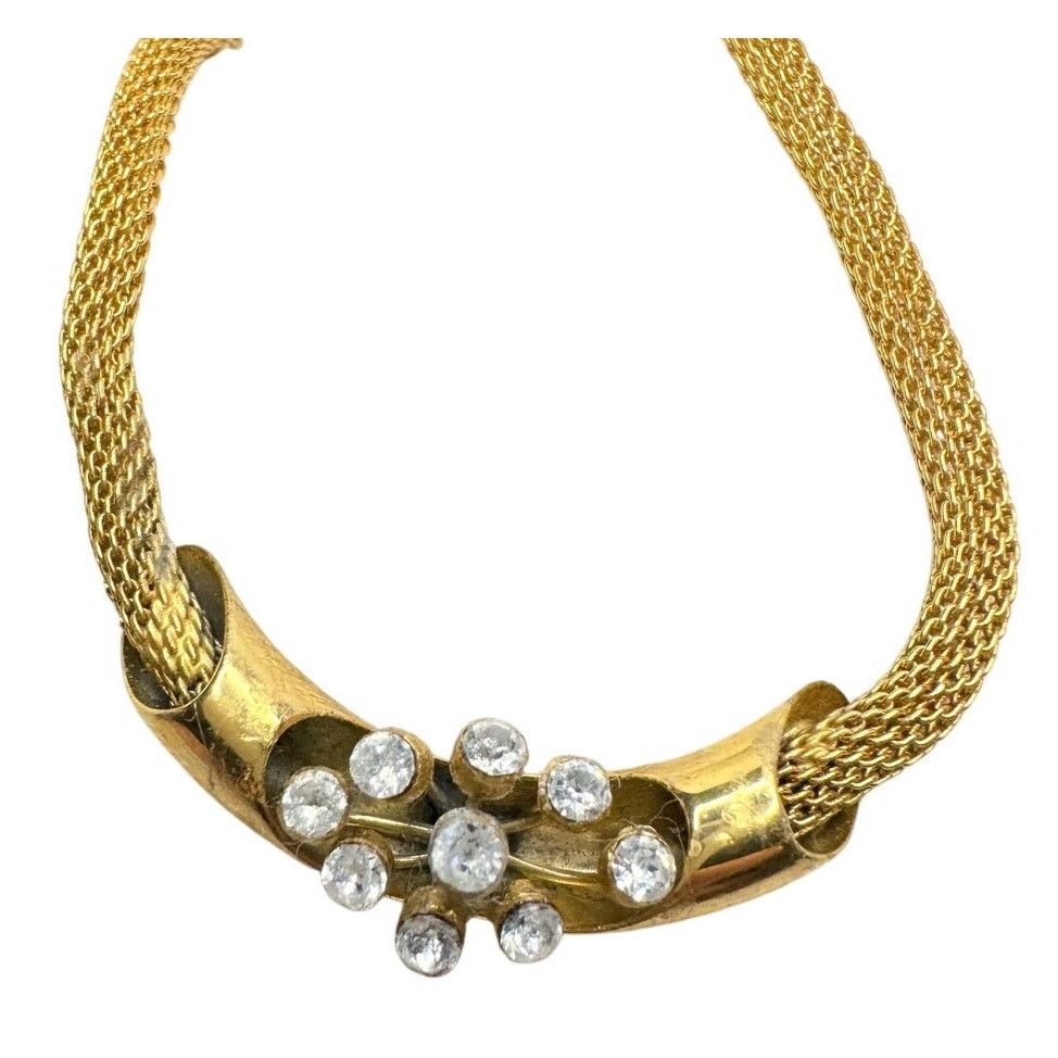 Givenchy Vintage Givenchy Mesh / Herringbone / Snake Necklace Size ONE SIZE - 10 Thumbnail