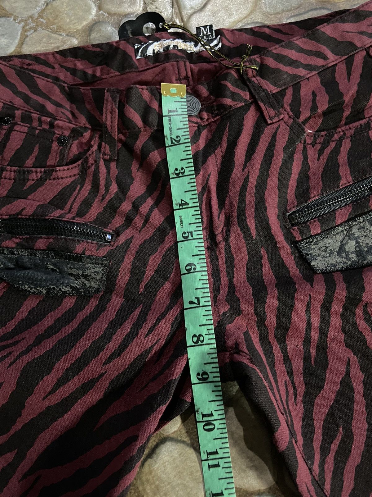Hysteric Glamour × If Six Was Nine × Japanese Brand VTG GLAMOUR PUNK L.G.B STYLE LEOPAD DENIM PANTS Size 26" / US 2 / IT 38 - 13 Thumbnail