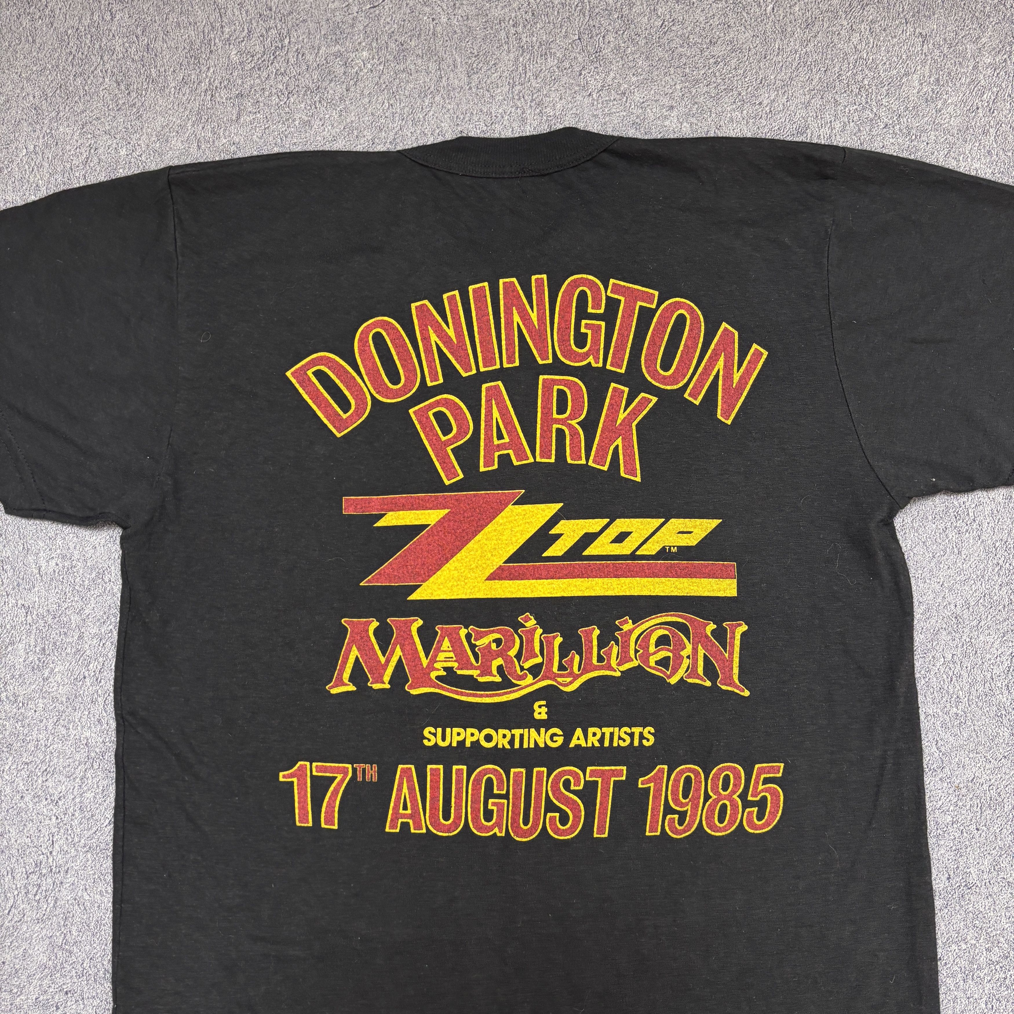 Band Tees Vintage ZZ Top Shirt 80s Band Tee Marillion Monsters of Rock Size US M / EU 48-50 / 2 - 9 Thumbnail
