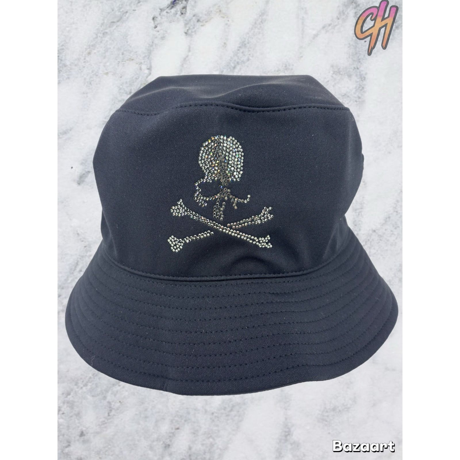 Mastermind Japan Mastermind X Swarovski Crystals Black Bucket Hat Size Medium Size ONE SIZE - 1 Thumbnail