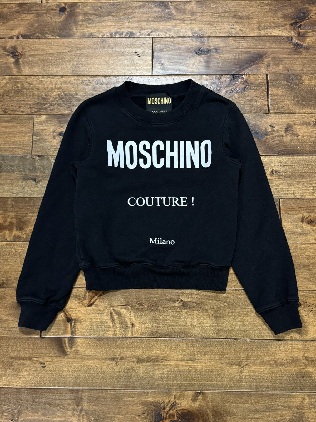 Moschino Moschino Milano Cotoure Sweatshirt Size S / US 4 / IT 40 - 1 Thumbnail