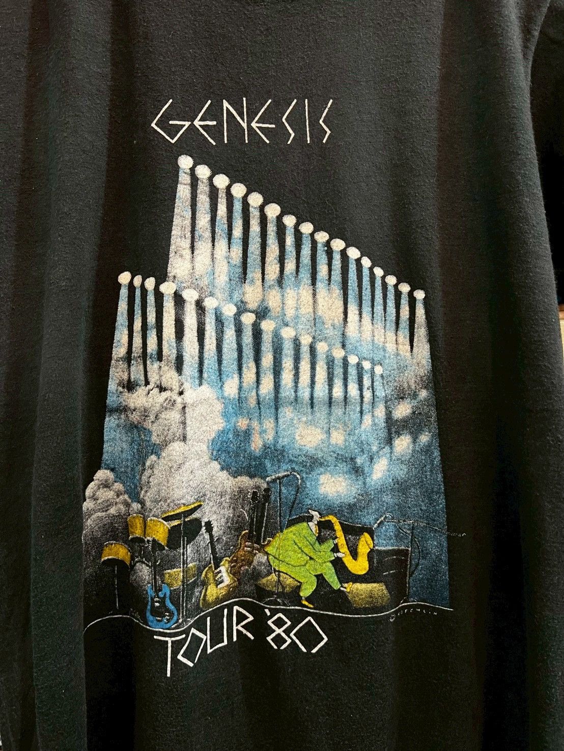 Band Tees Genesis vintage tour 1980’ Size US M / EU 48-50 / 2 - 8 Thumbnail