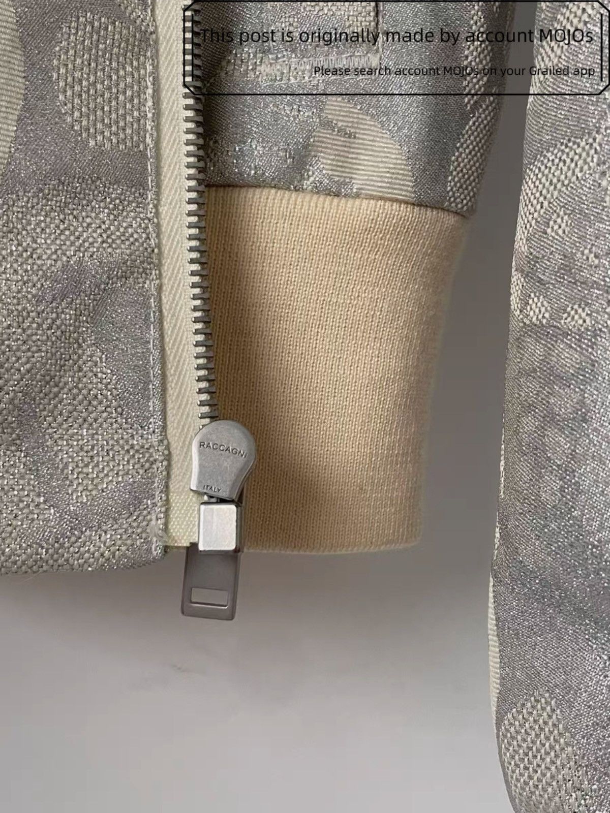 Alexander McQueen Sz 46 Alexander McQueen 15SS Silver Pattern Flight Jacket Size US S / EU 44-46 / 1 - 5 Thumbnail