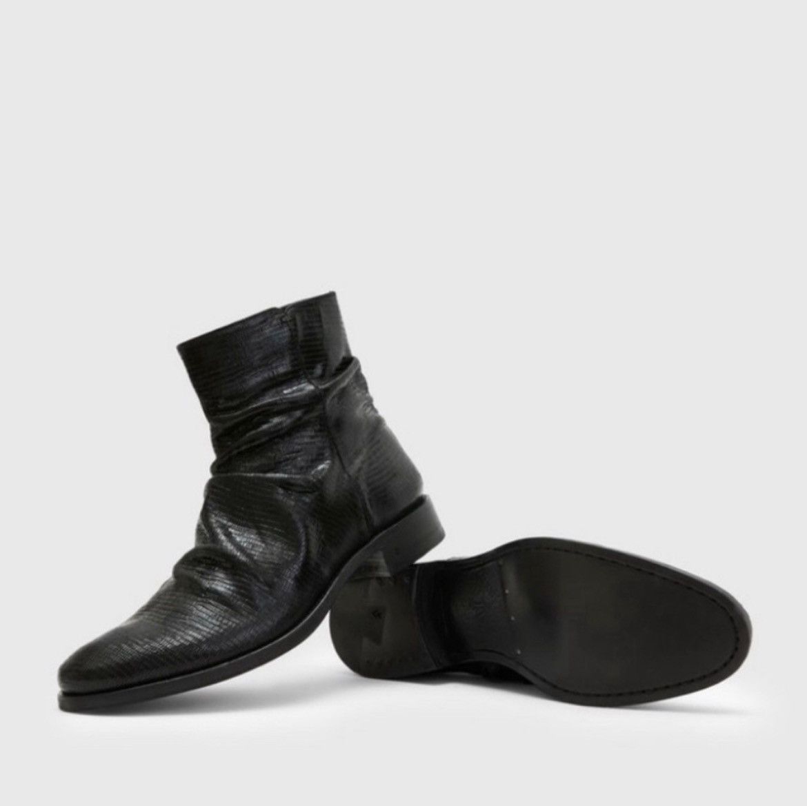 John Varvatos Morrison Eel skin sharpei boot 8.5 Size US 8.5 / EU 41-42 - 4 Thumbnail