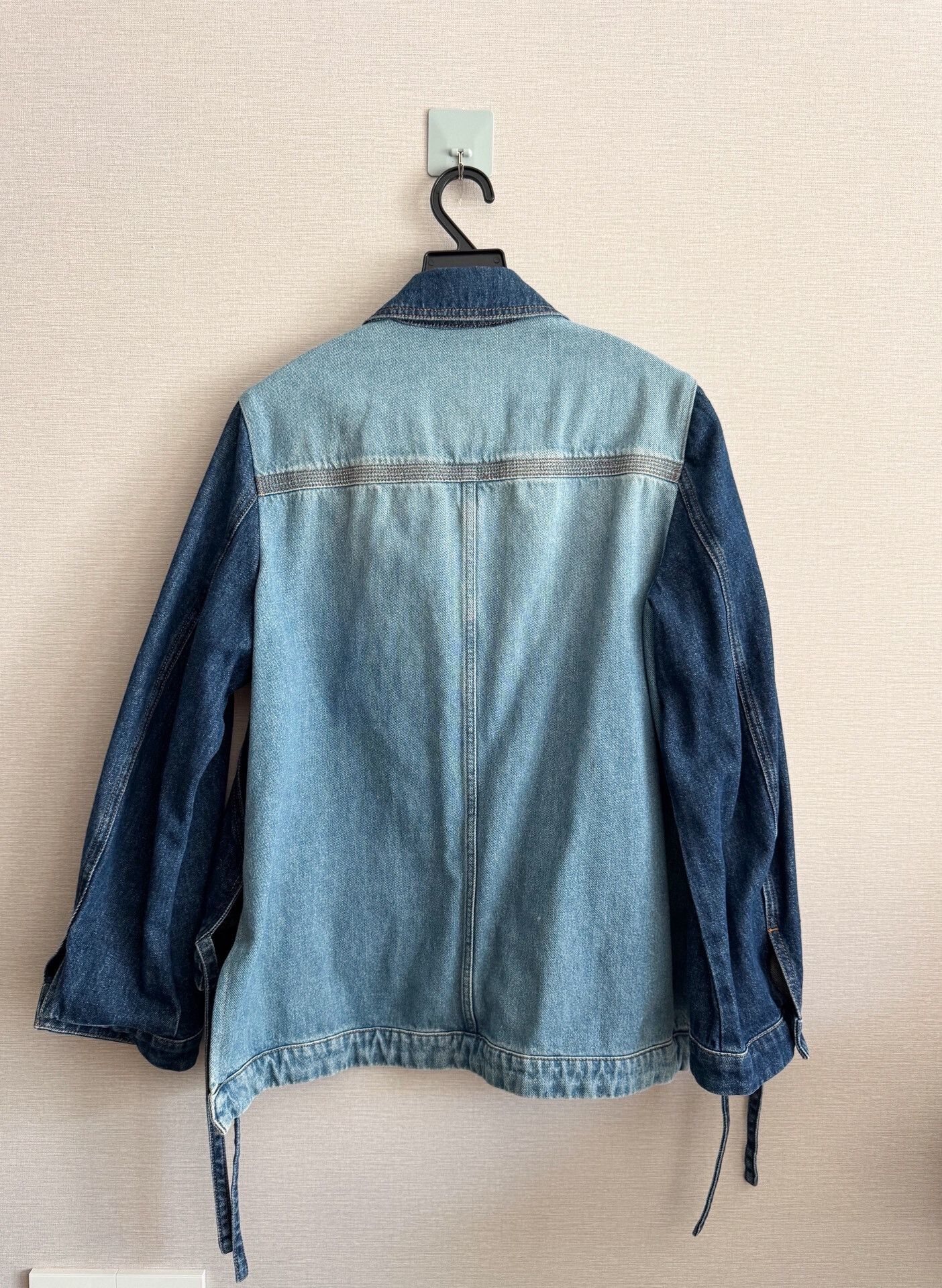 Loewe stylish loewe denim jacket with leather patch Size US S / EU 44-46 / 1 - 2 Thumbnail