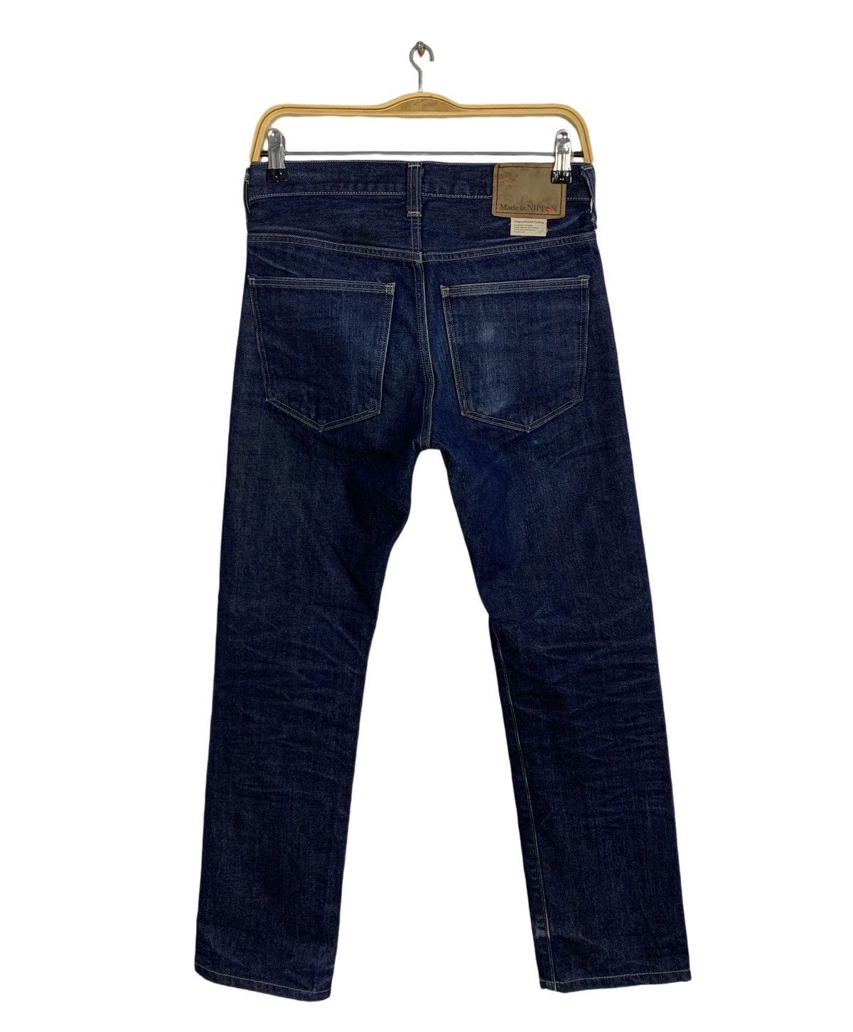 Japanese Brand 90s Back Number Jean Diadem Indigo Selvedge Denim Jeans Size US 28 / EU 44 - 2 Thumbnail