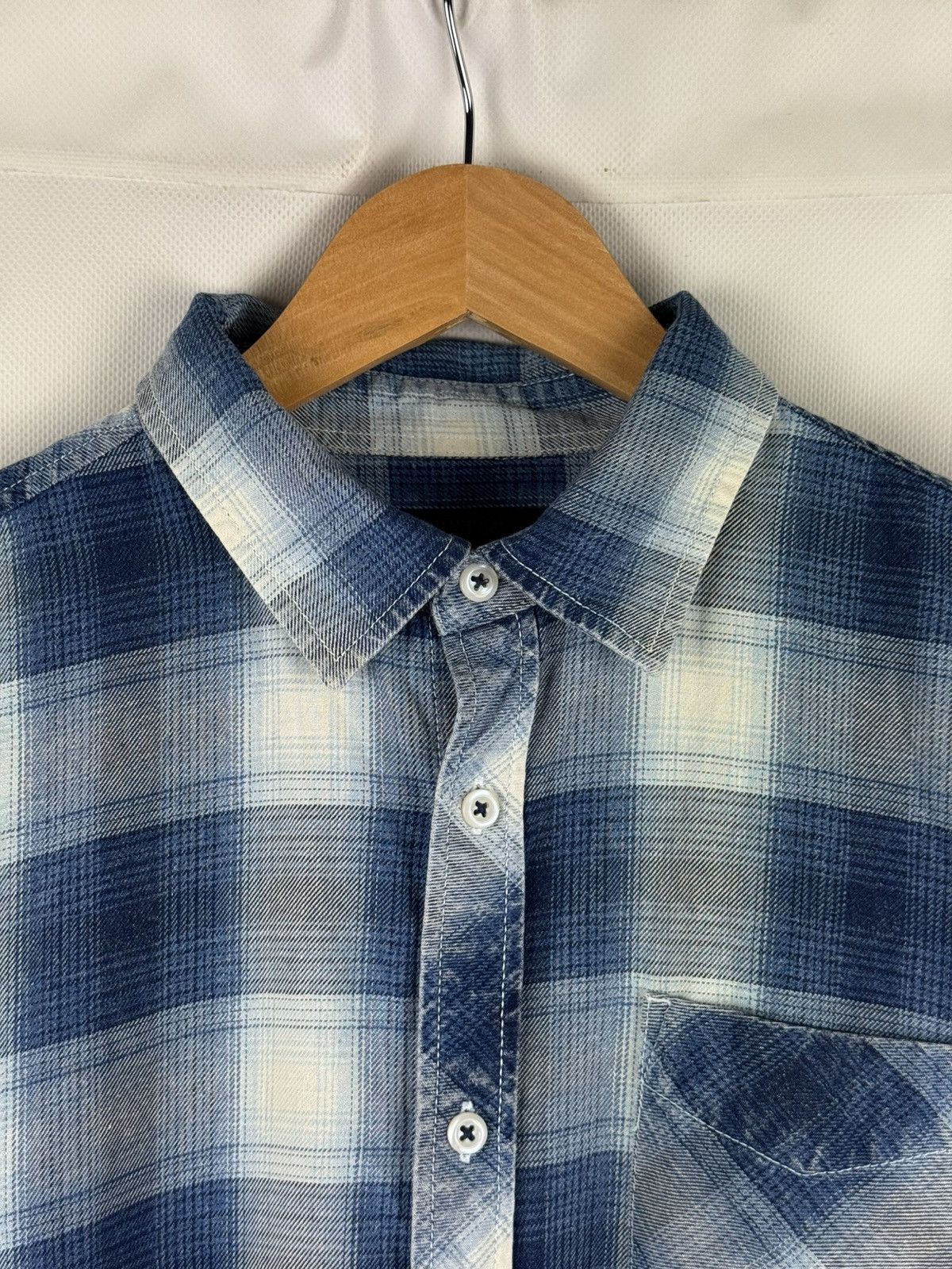 Other Thruxton Men’s Checked Plaid Cotton Japanese Button Up Shirt Size US L / EU 52-54 / 3 - 8 Thumbnail