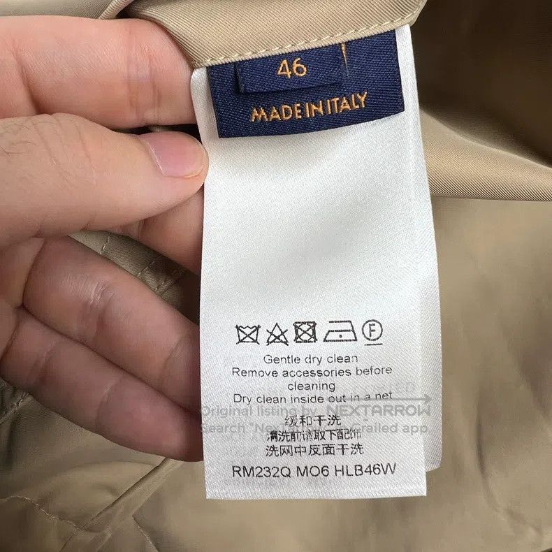 Louis Vuitton Louis Vuitton FW23 Solid Logo Full Printout Caramel Revers Size US S / EU 44-46 / 1 - 6 Thumbnail