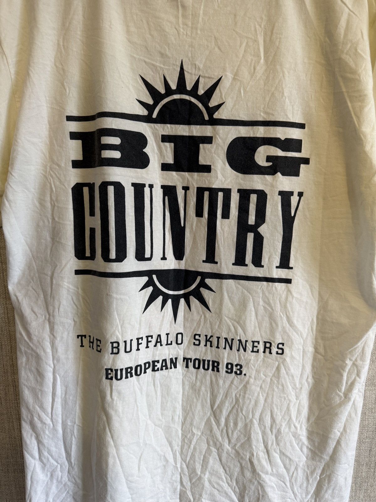Band Tees Vintage 1993 Big Country The Buffalo Skinners Size US XL / EU 56 / 4 - 6 Thumbnail