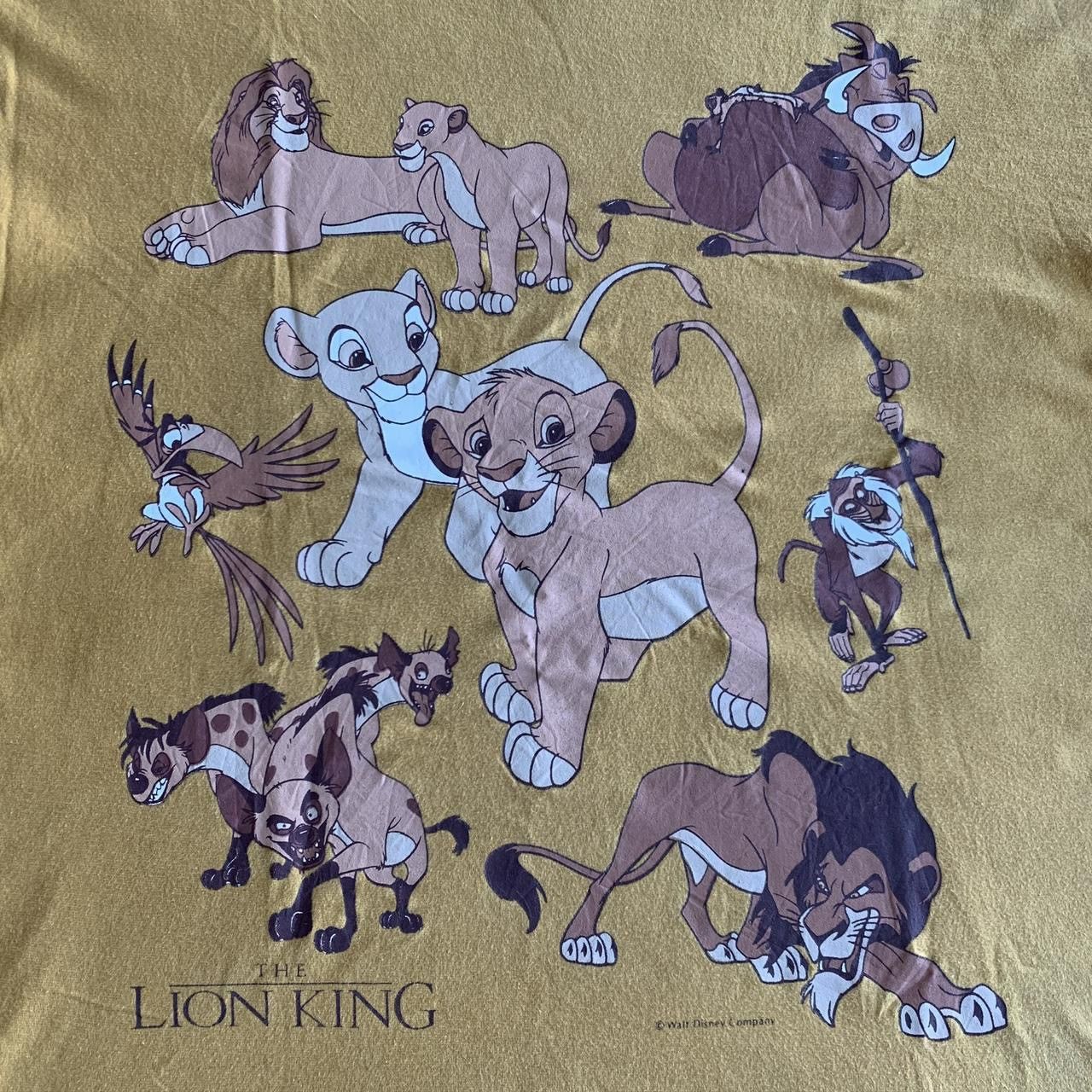 Disney 90s vintage Lion King Disney Land large t-shirt Size US L / EU 52-54 / 3 - 2 Thumbnail