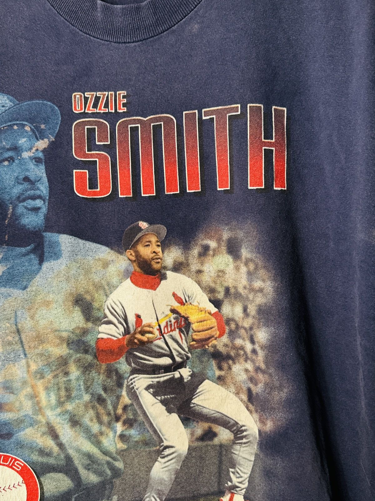 MLB × Pro Player × Vintage Vintage Pro Player 1996 Ozzie Smith Tee St. Louis Cardinals Size US XL / EU 56 / 4 - 3 Thumbnail