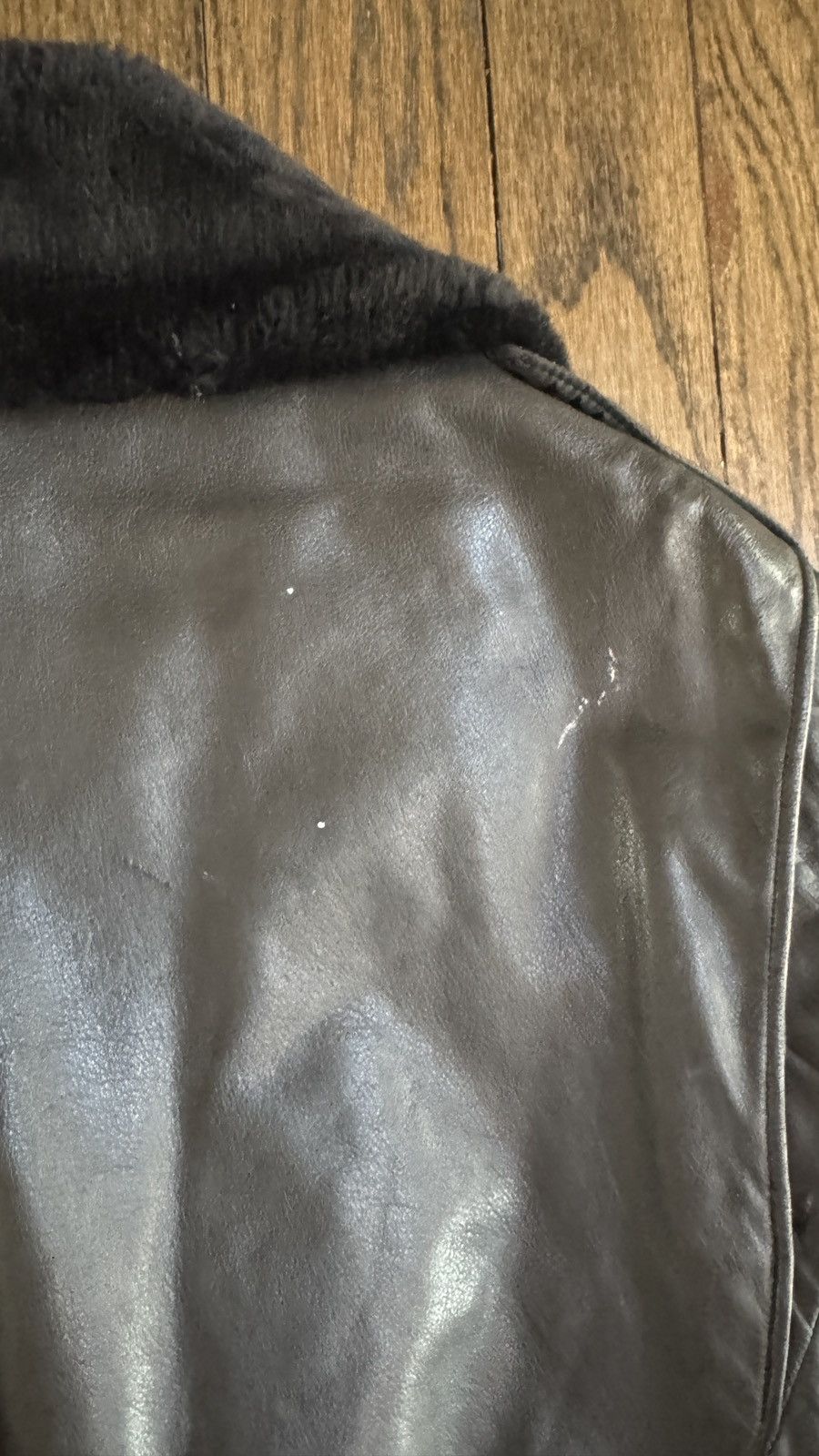 Vintage Vintage Leather Bomber Jacket Size US M / EU 48-50 / 2 - 4 Thumbnail