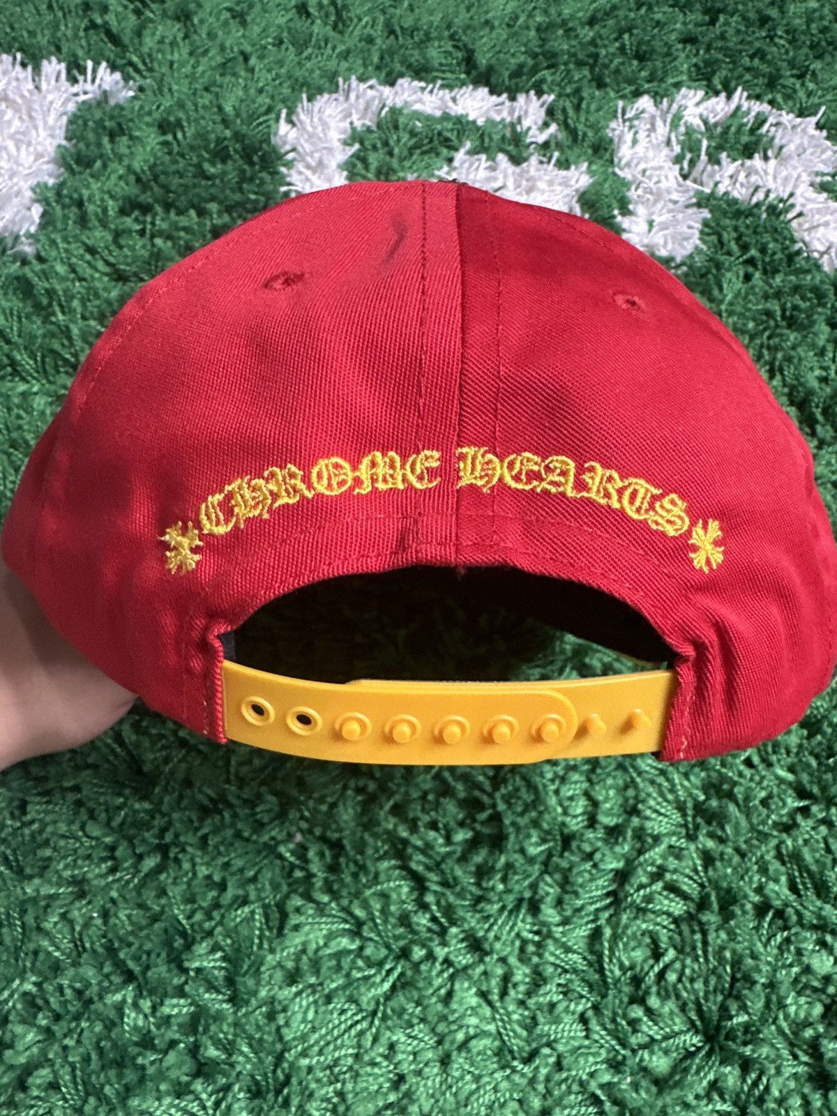 Chrome Hearts Chrome Hearts CH Baseball Red Yellow Cap Size ONE SIZE - 2 Thumbnail