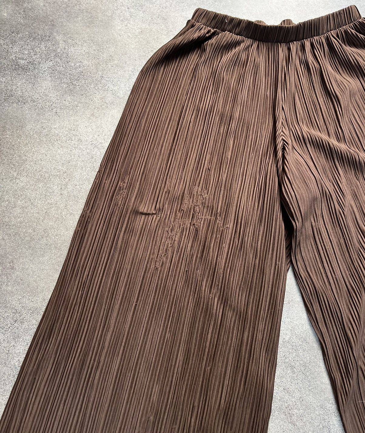Vintage Vintage super flare balloon plisse pants Size US 33 - 5 Thumbnail