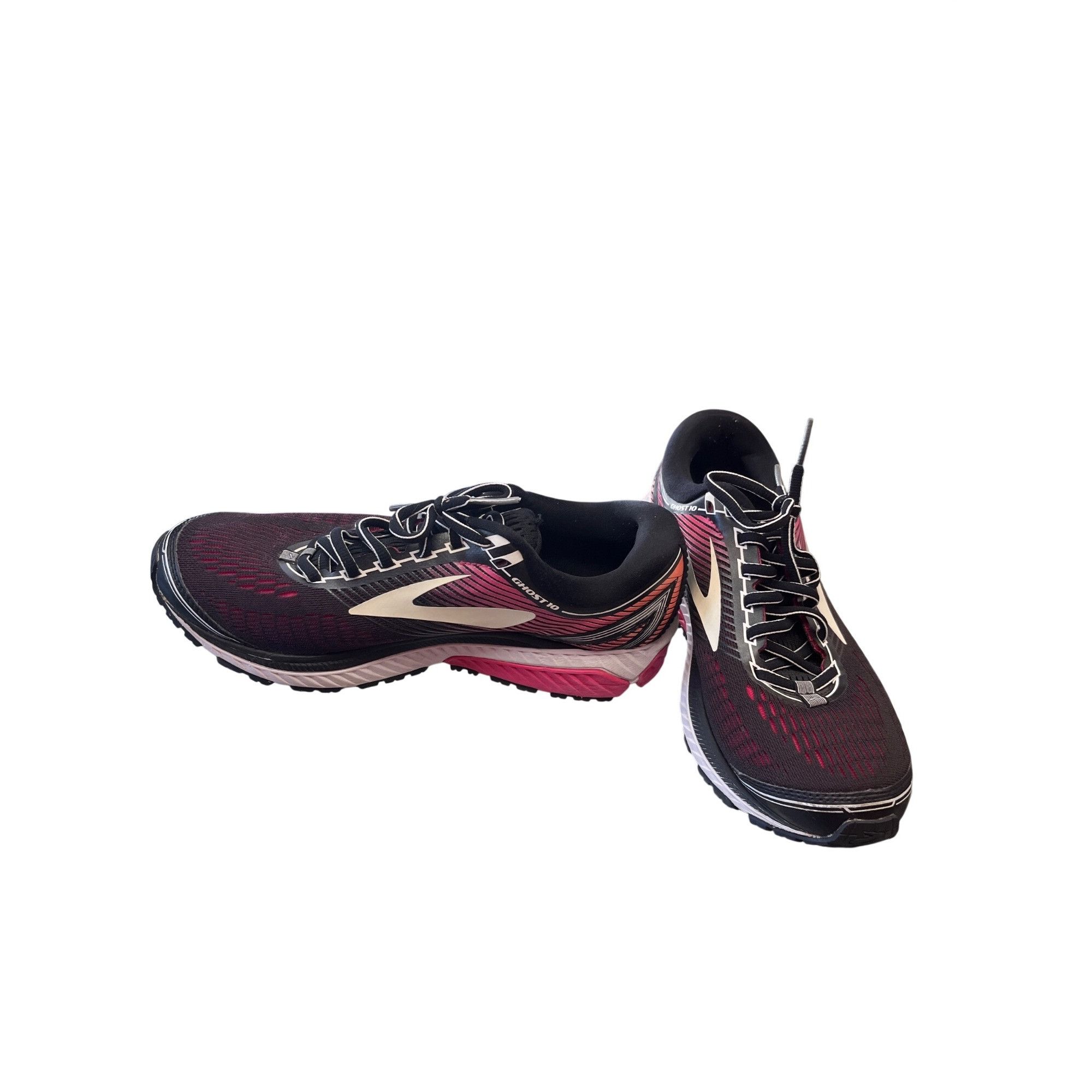 Brooks Brooks Ghost 10 womans red black running sneakers shoes sz 9 Size US 9.5 / IT 39.5 - 2 Thumbnail