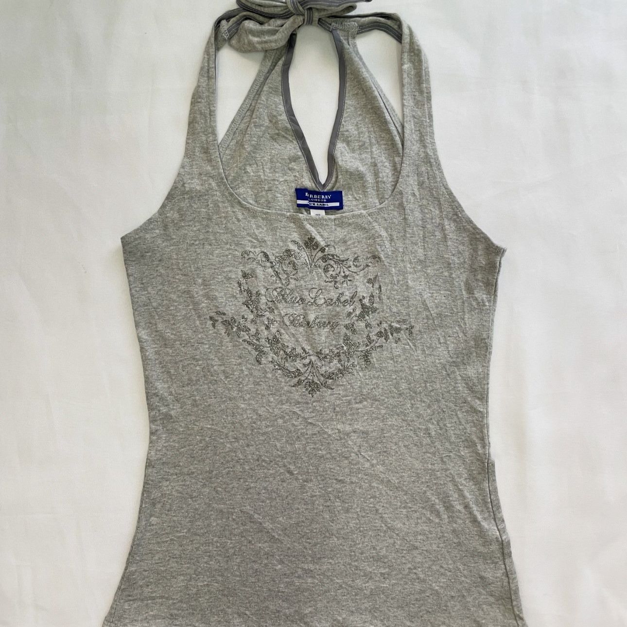 Burberry × Vintage Burberry Bow-Tie Back Halter Top Size S / US 4 / IT 40 - 2 Thumbnail
